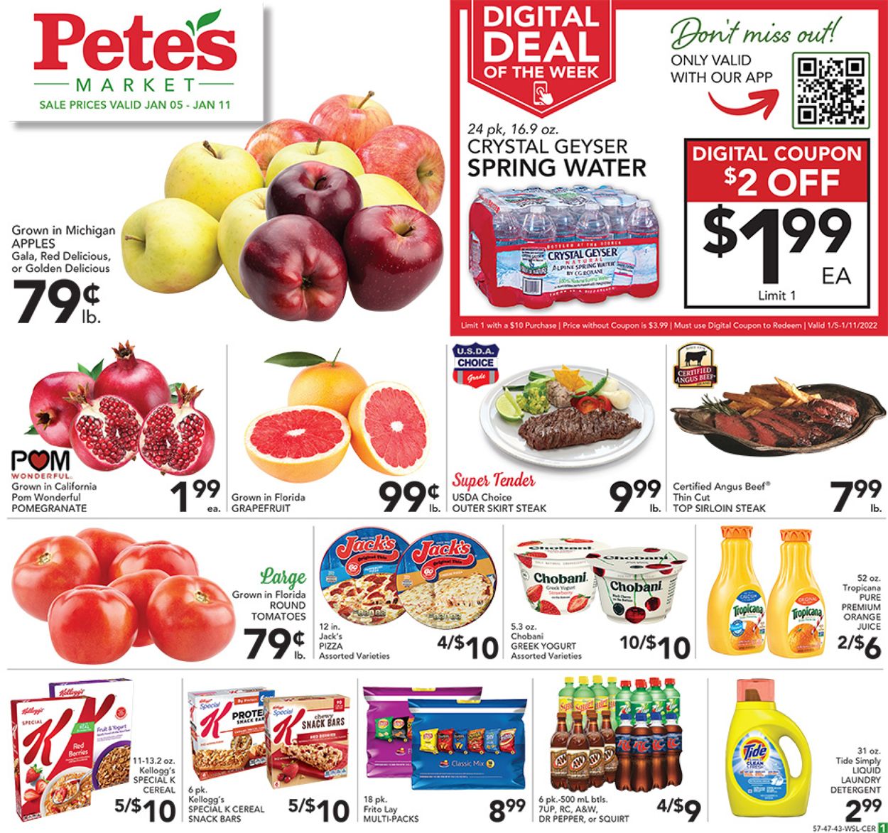 Pete's Fresh Market Weekly Ad Circular - valid 01/05-01/11/2022