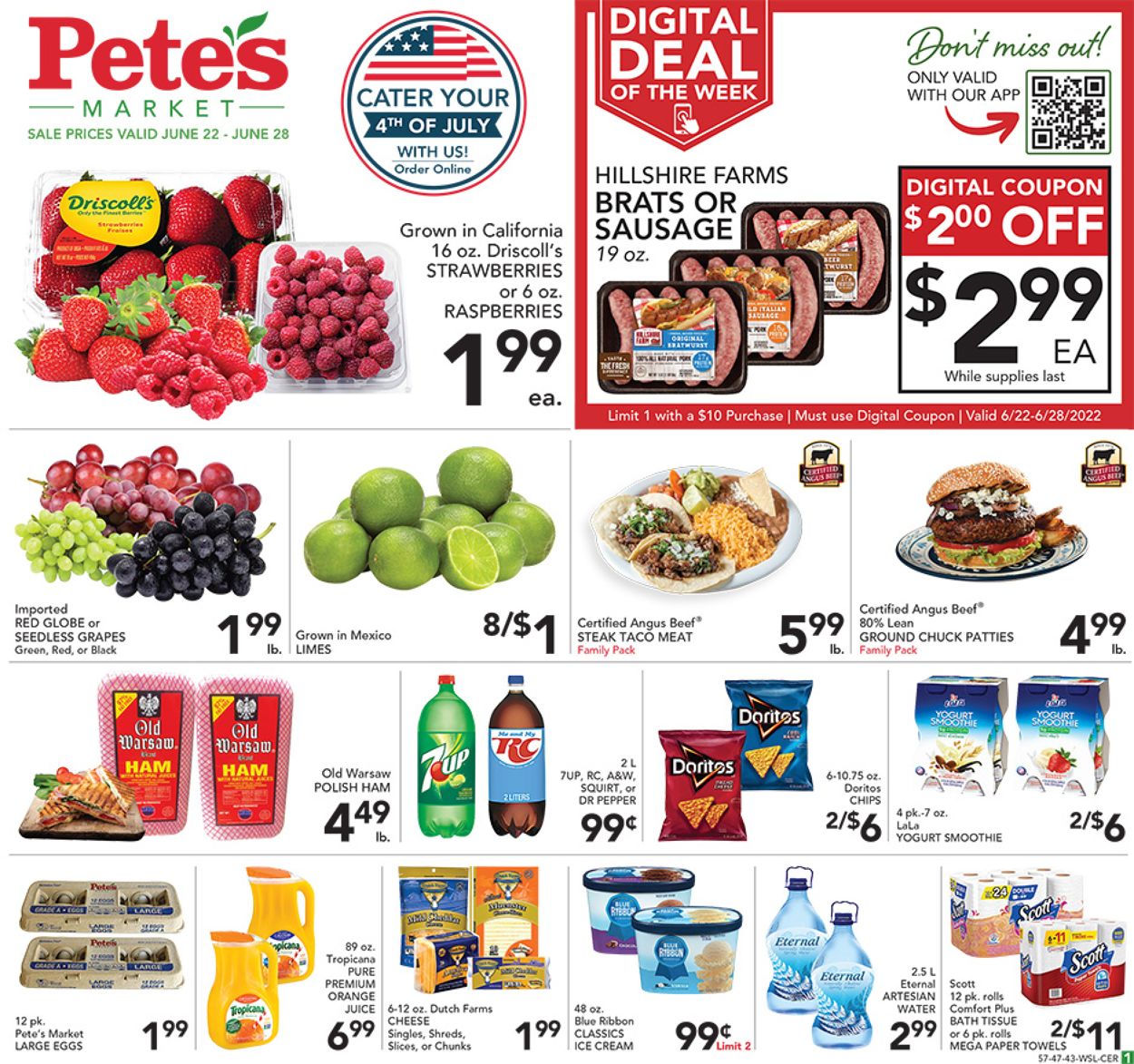 Pete's Fresh Market Weekly Ad Circular - valid 06/22-06/28/2022