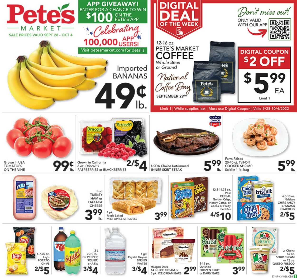 Pete's Fresh Market Weekly Ad Circular - valid 09/28-10/04/2022