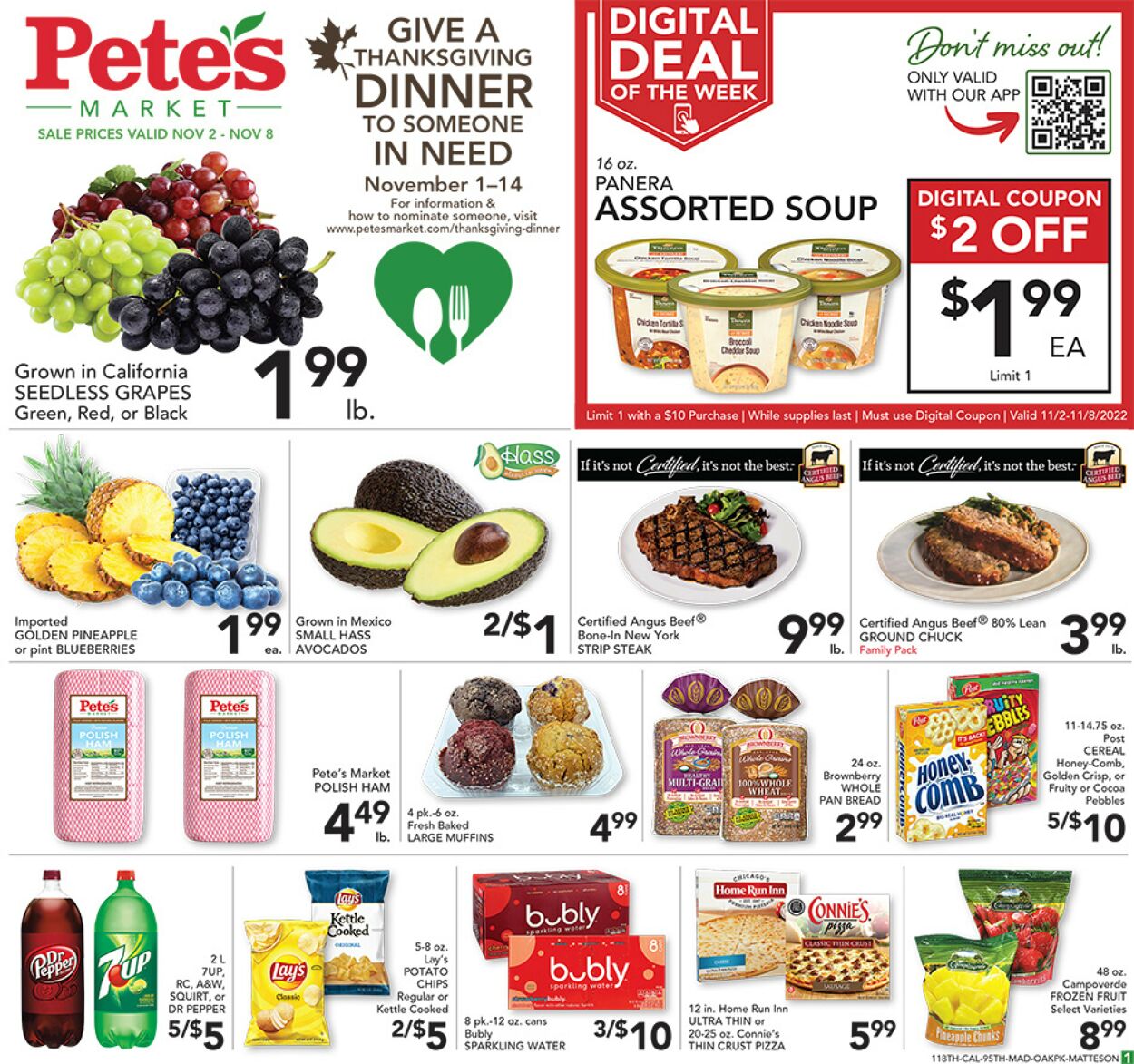 Pete's Fresh Market Weekly Ad Circular - valid 11/02-11/08/2022