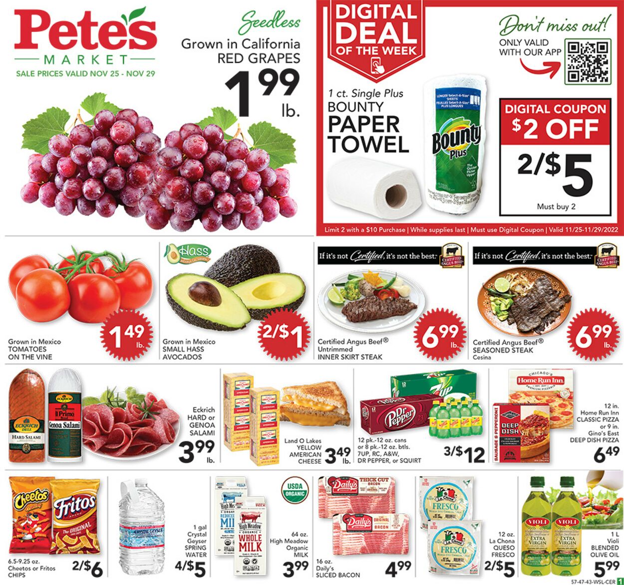 Pete's Fresh Market Weekly Ad Circular - valid 11/25-11/29/2022