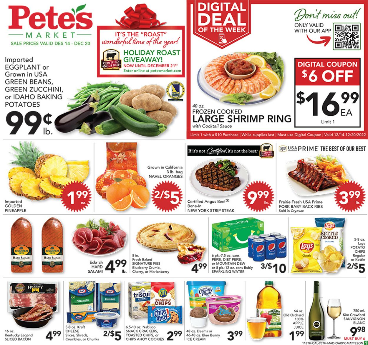Pete's Fresh Market Weekly Ad Circular - valid 12/14-12/20/2022