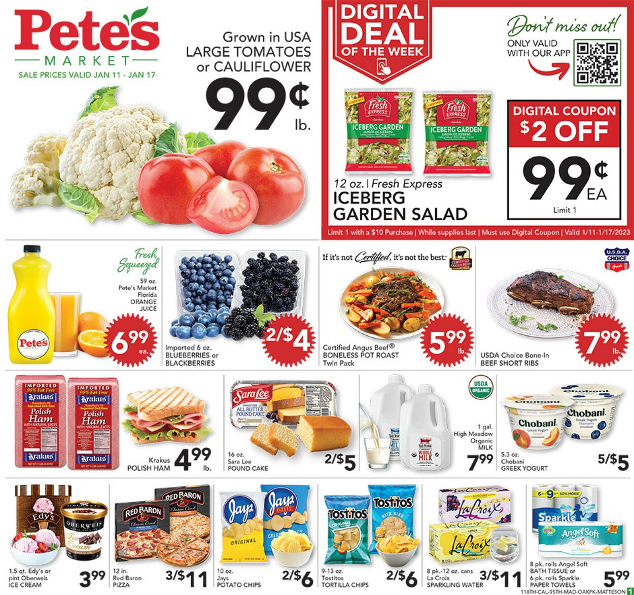 Pete's Fresh Market Weekly Ad Circular - valid 01/11-01/17/2023