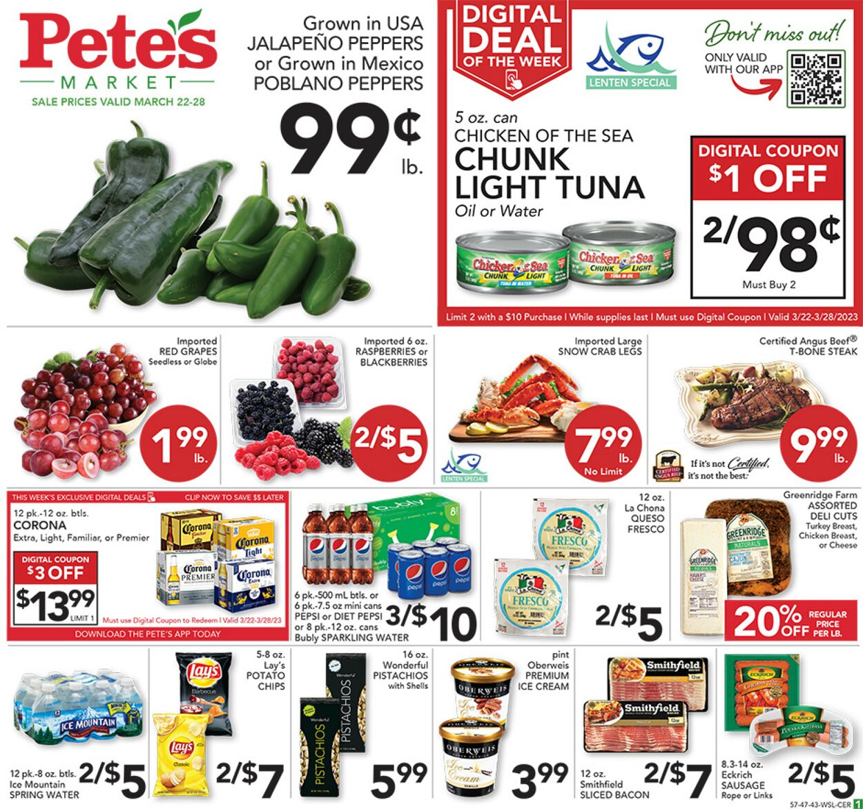 Pete's Fresh Market Weekly Ad Circular - valid 03/22-03/28/2023