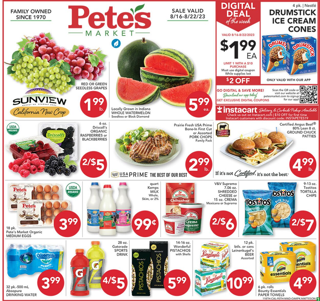 Pete's Fresh Market Weekly Ad Circular - valid 08/16-08/22/2023