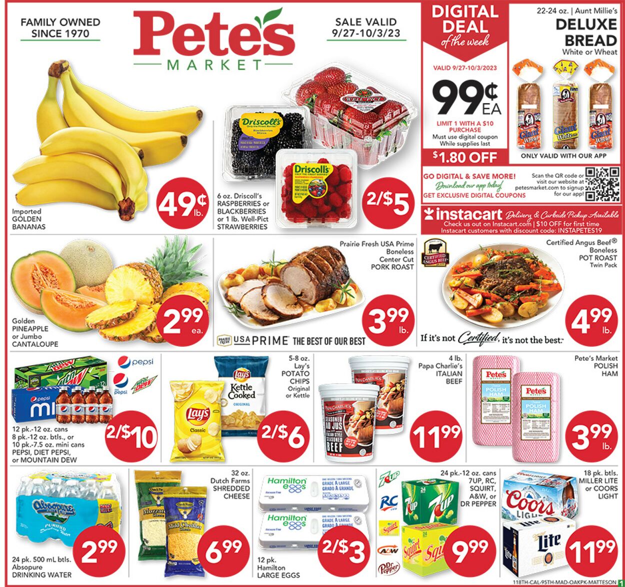 Pete's Fresh Market Weekly Ad Circular - valid 09/27-10/03/2023