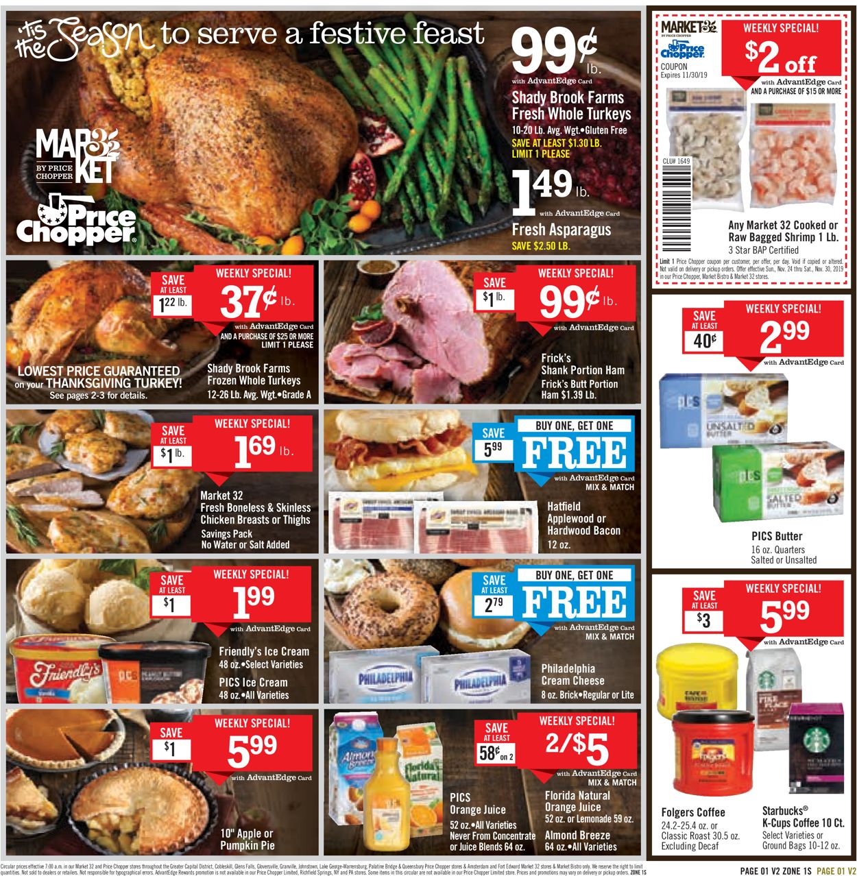 Price Chopper - Thanksgiving Ad 2019 Weekly Ad Circular - valid 11/24-11/30/2019 (Page 5)