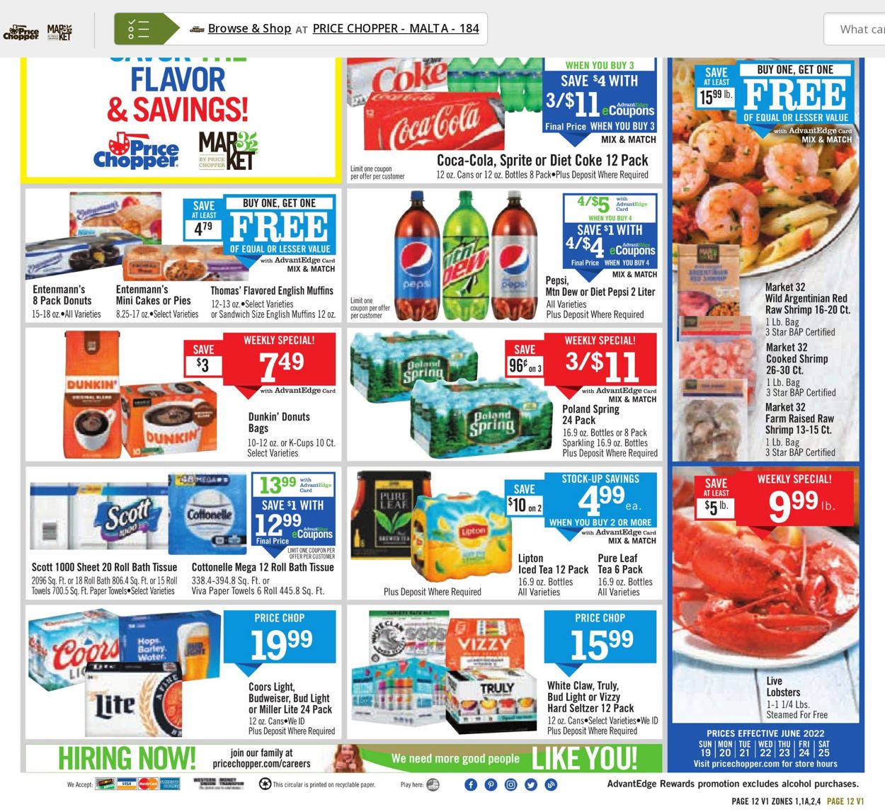 Price Chopper Weekly Ad Circular - valid 06/19-06/25/2022 (Page 12)