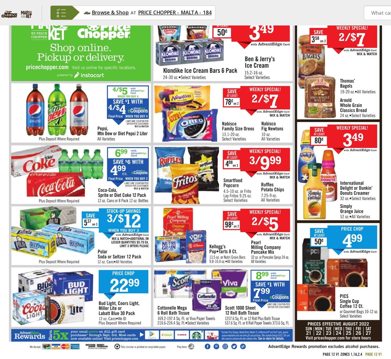 Price Chopper Weekly Ad Circular - valid 08/21-08/27/2022 (Page 12)