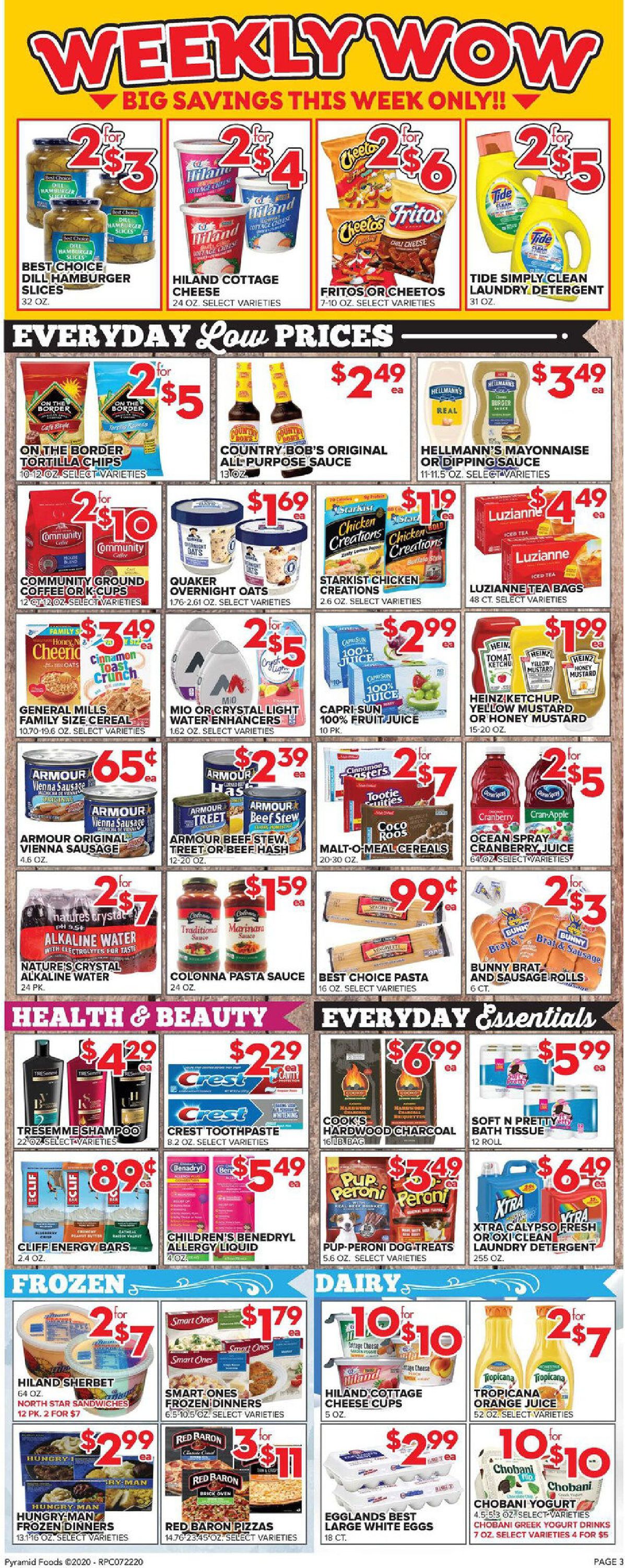 Price Cutter Weekly Ad Circular - valid 07/22-07/28/2020 (Page 3)