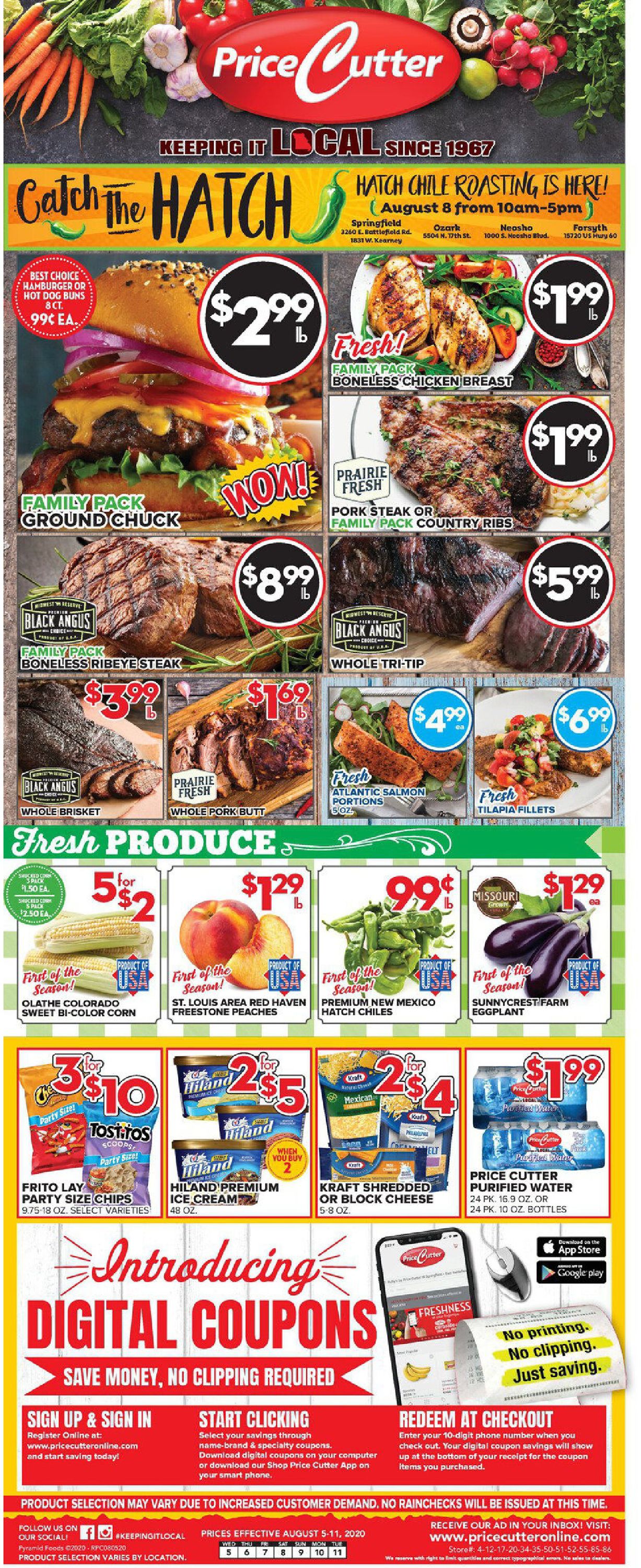Price Cutter Weekly Ad Circular - valid 08/05-08/11/2020