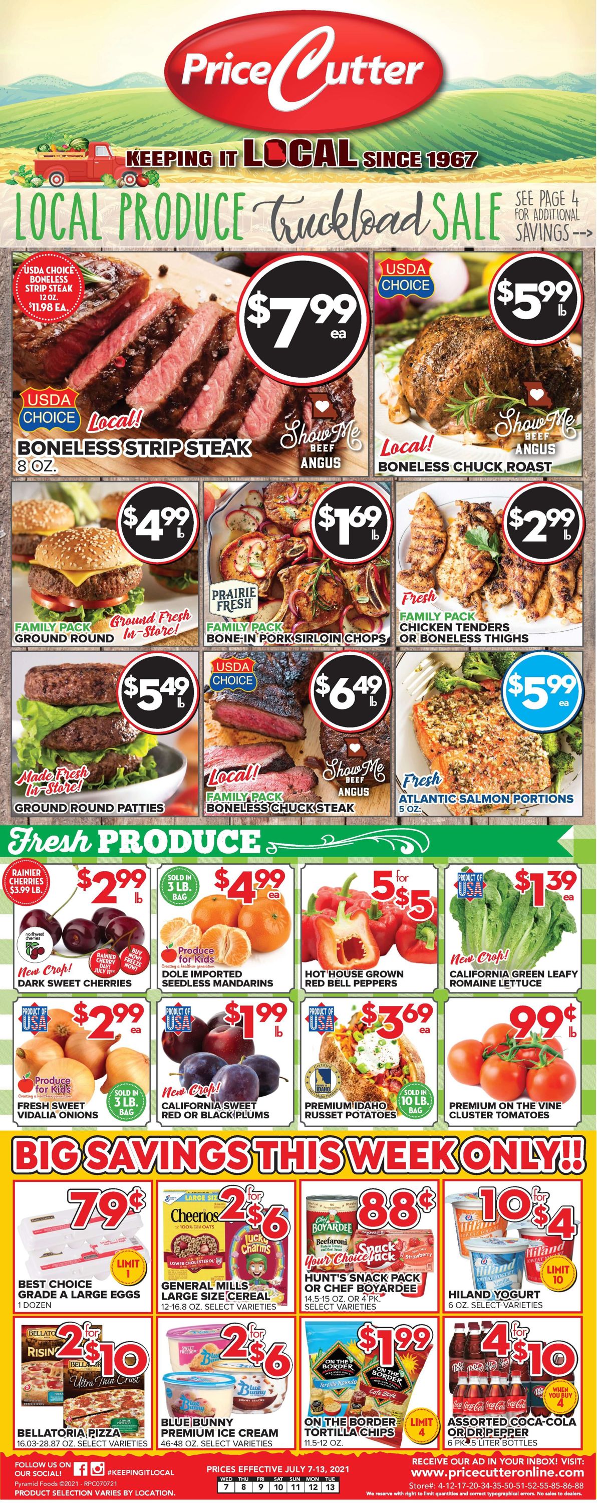 Price Cutter Weekly Ad Circular - valid 07/07-07/13/2021
