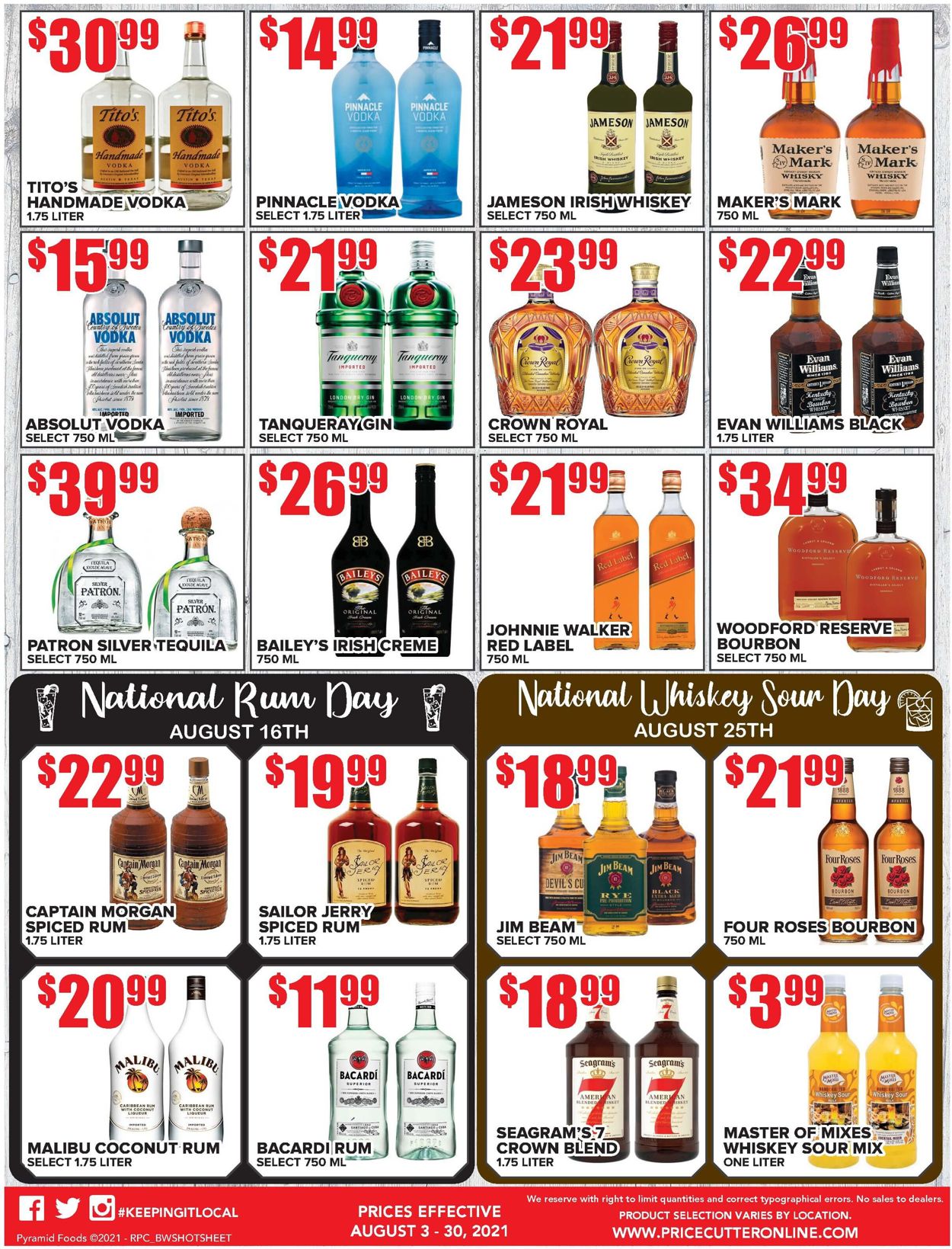 Price Cutter Weekly Ad Circular - valid 08/03-08/30/2021 (Page 2)