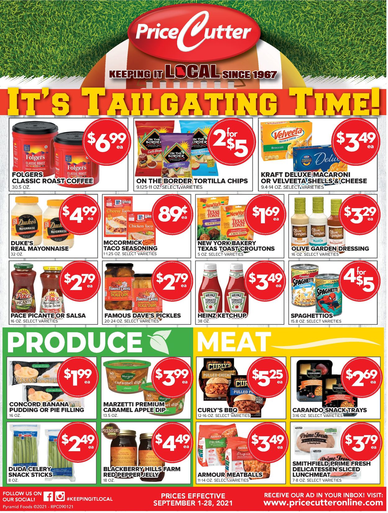 Price Cutter Weekly Ad Circular - valid 09/01-09/28/2021