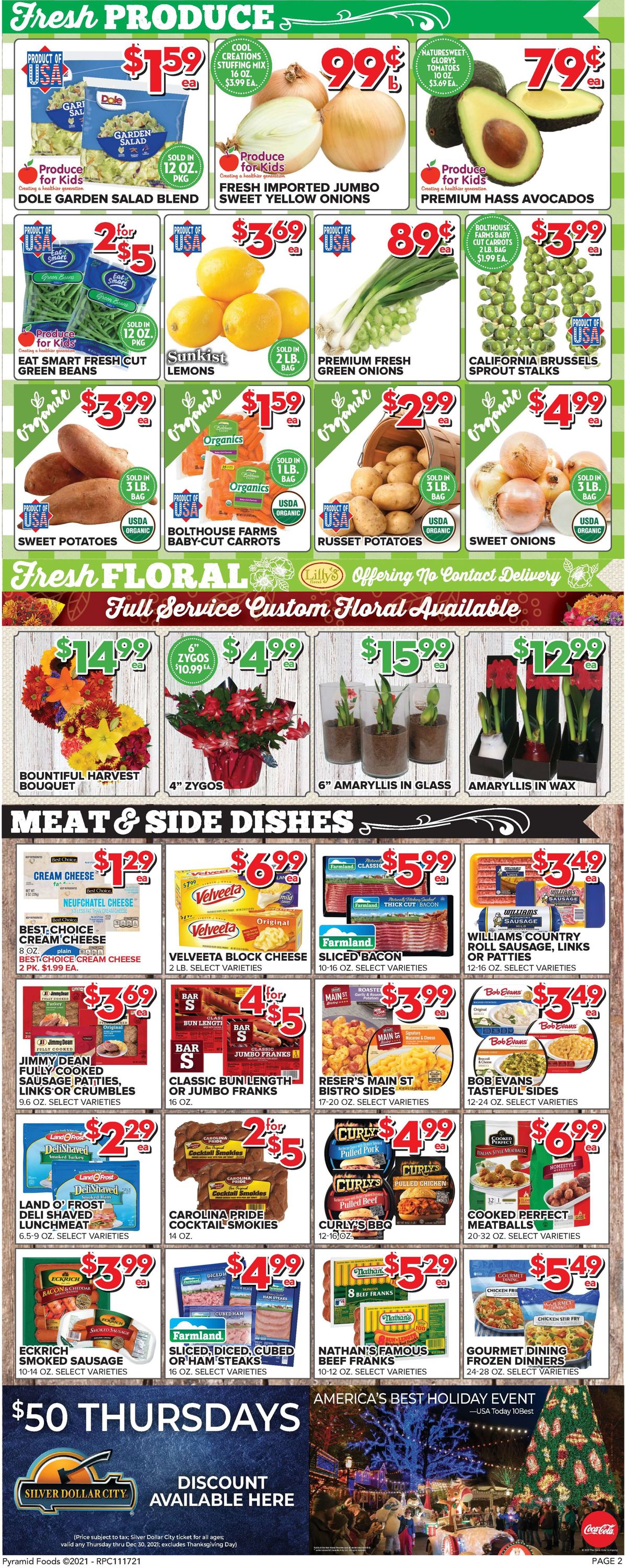Price Cutter THANKSGIVING 2021 Weekly Ad Circular - valid 11/17-11/25/2021 (Page 2)