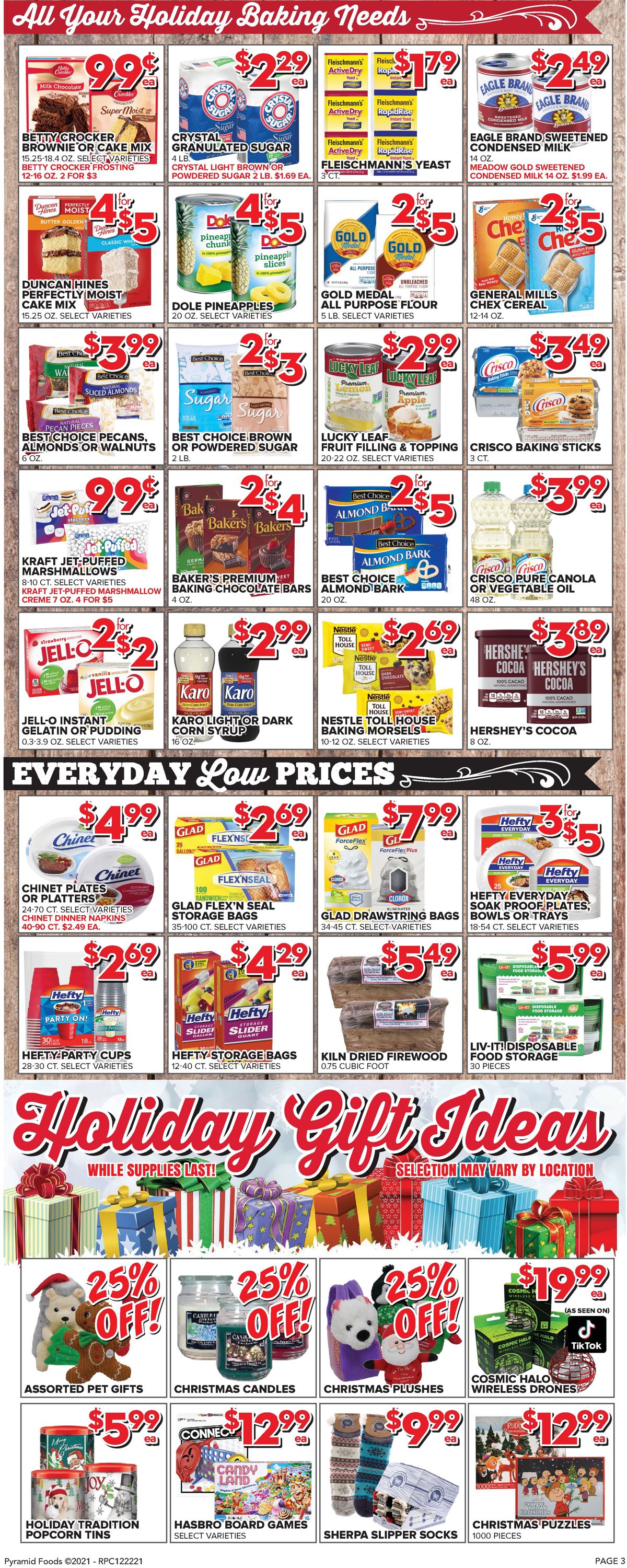 Price Cutter CHRISTMAS 2021 Weekly Ad Circular - valid 12/22-12/28/2021 (Page 3)