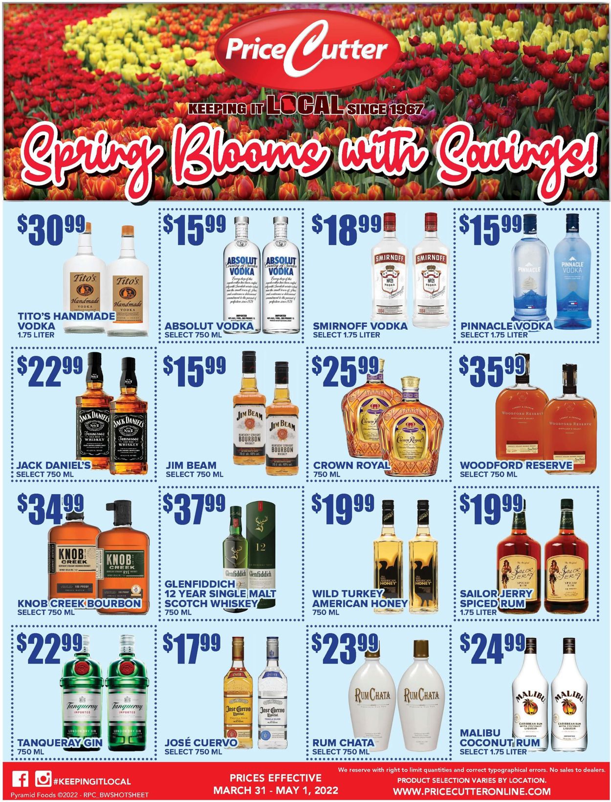 Price Cutter Weekly Ad Circular - valid 03/31-05/01/2022