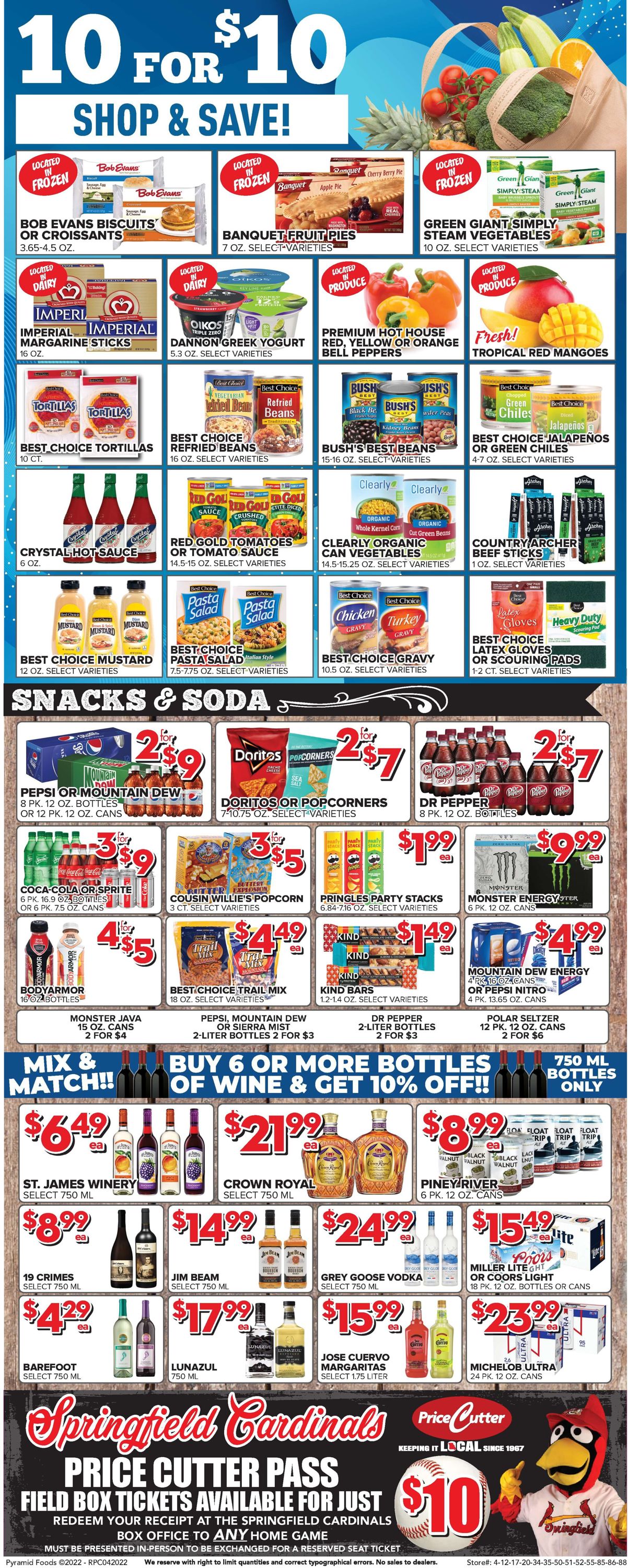 Price Cutter Weekly Ad Circular - valid 04/20-04/26/2022 (Page 4)