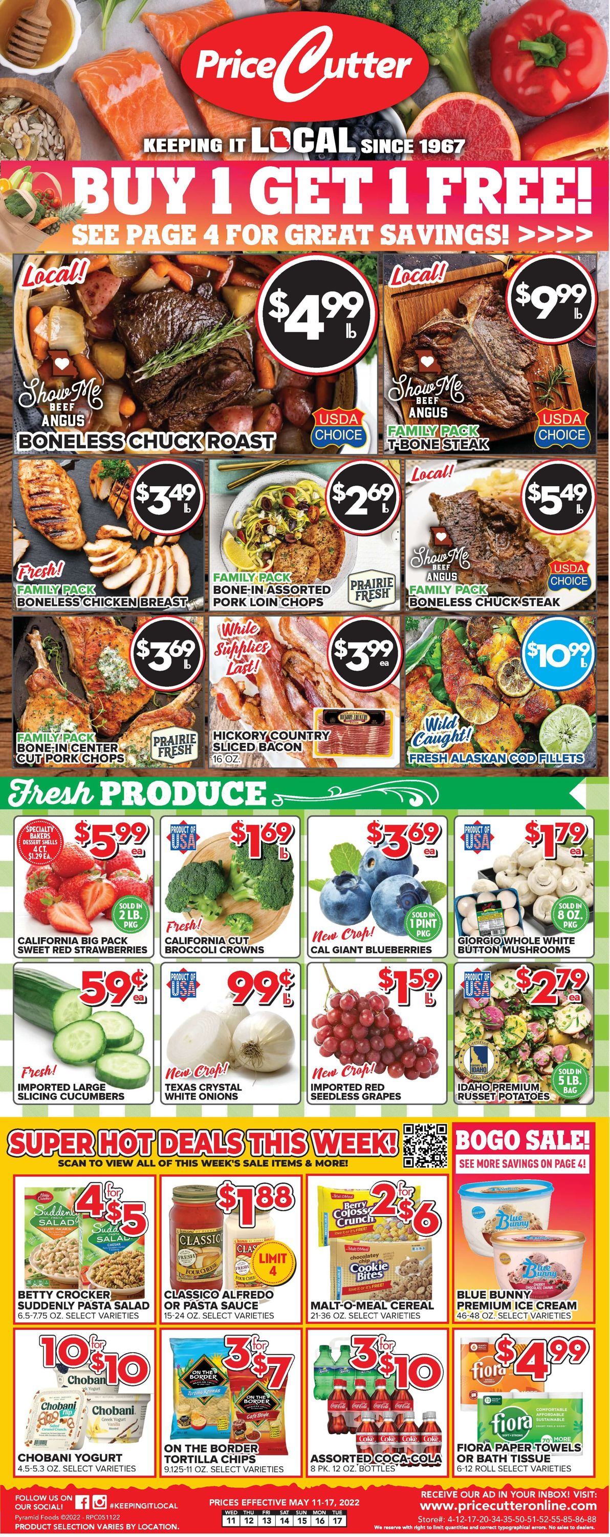 Price Cutter Weekly Ad Circular - valid 05/11-05/17/2022