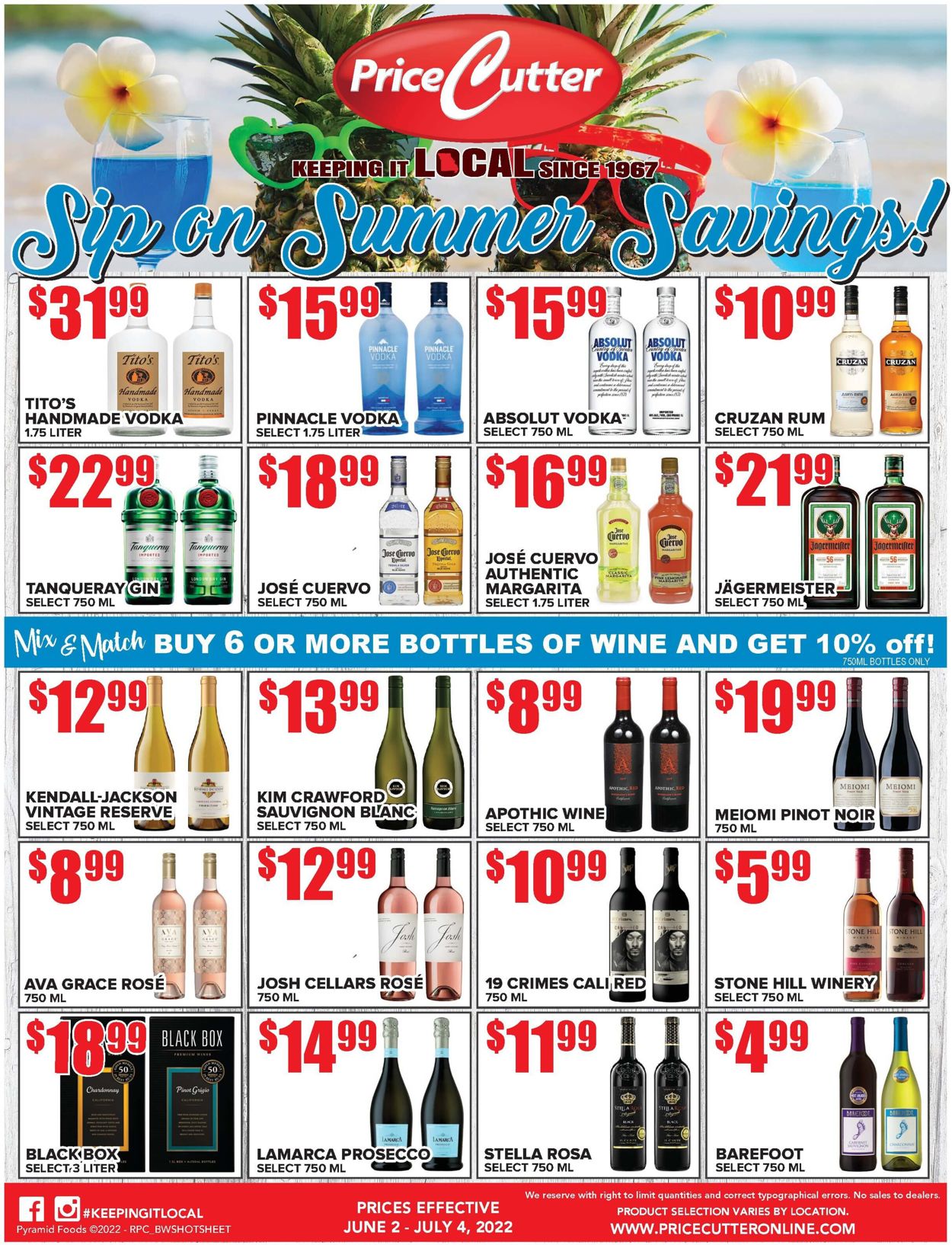 Price Cutter Weekly Ad Circular - valid 06/02-07/04/2022