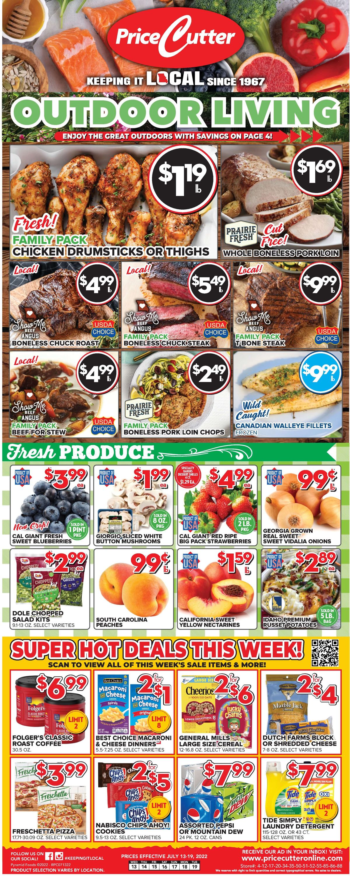 Price Cutter Weekly Ad Circular - valid 07/13-07/19/2022