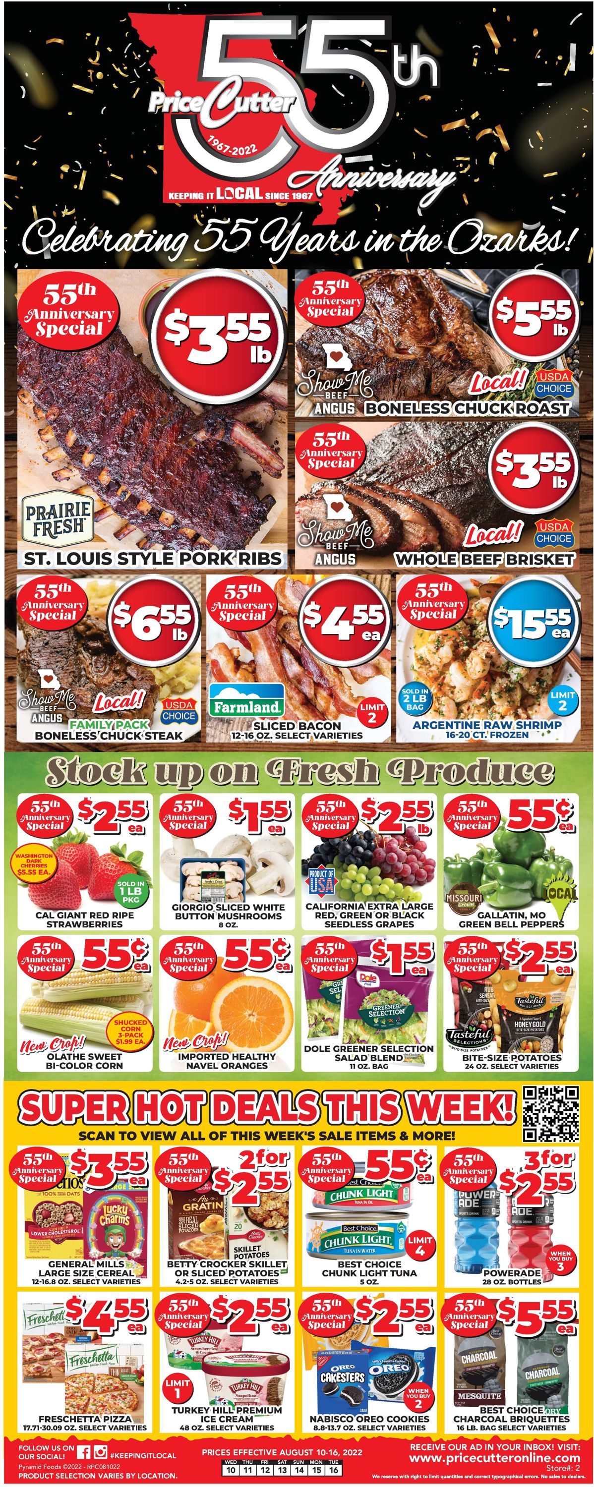 Price Cutter Weekly Ad Circular - valid 08/10-08/16/2022