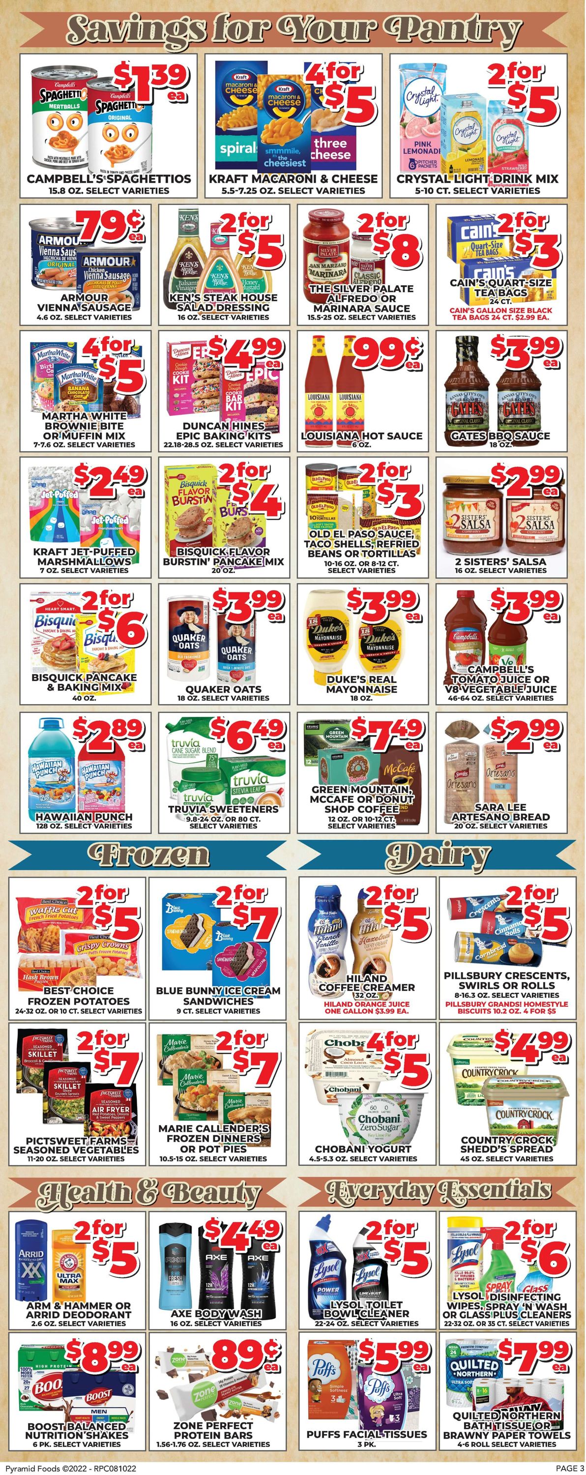 Price Cutter Weekly Ad Circular - valid 08/10-08/16/2022 (Page 3)