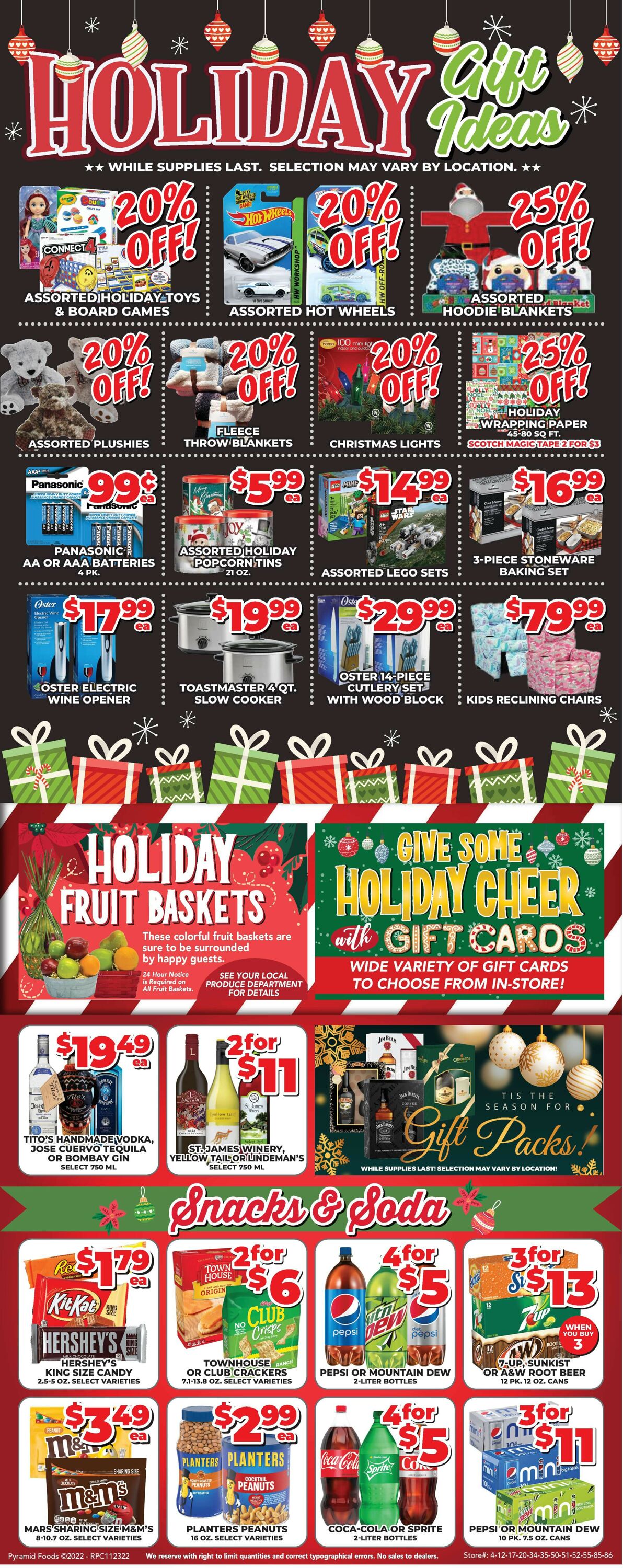 Price Cutter Weekly Ad Circular - valid 11/23-11/29/2022 (Page 6)