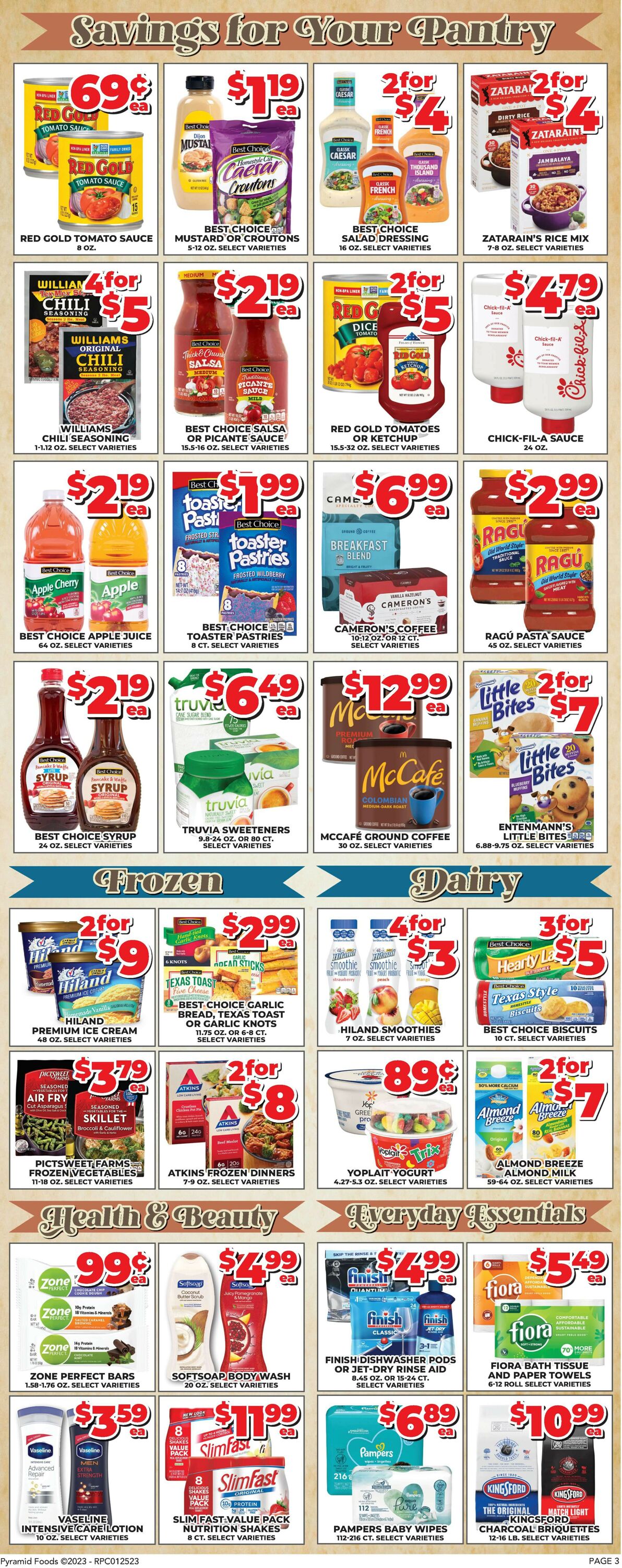 Price Cutter Weekly Ad Circular - valid 01/25-01/31/2023 (Page 3)