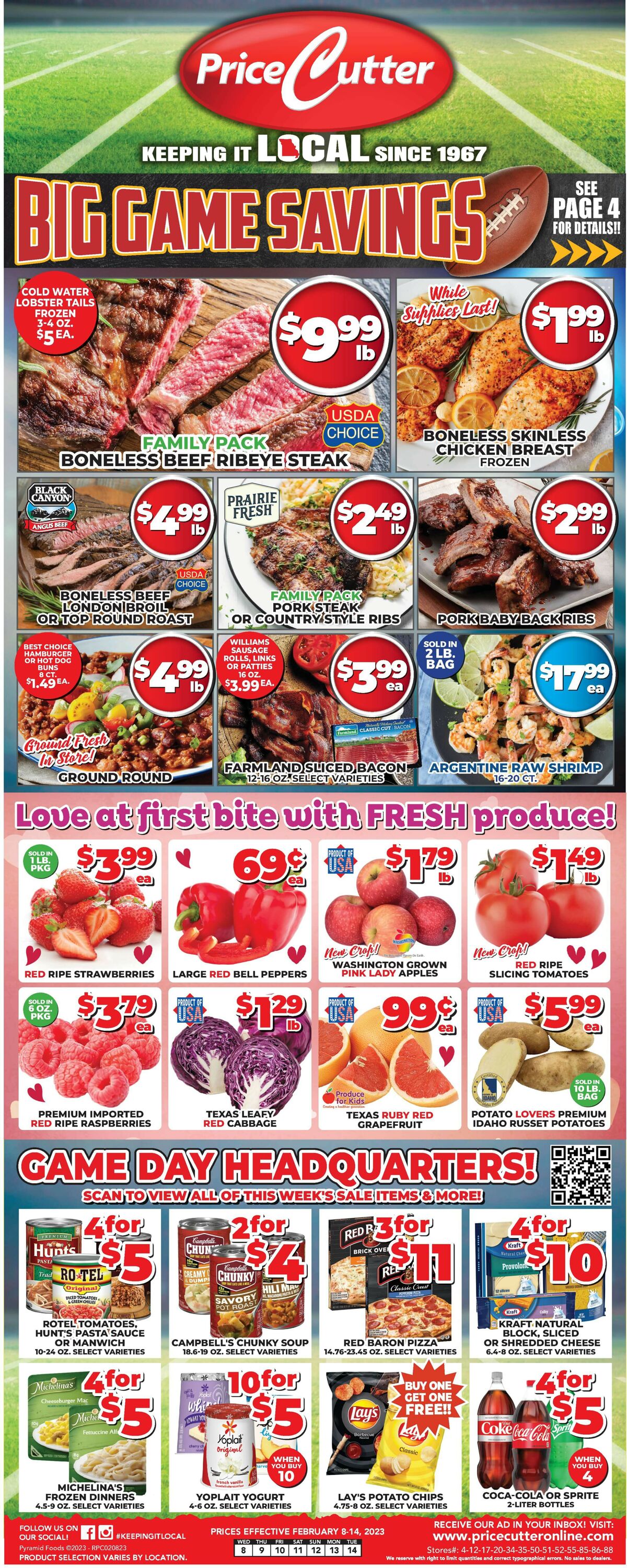Price Cutter Weekly Ad Circular - valid 02/08-02/14/2023