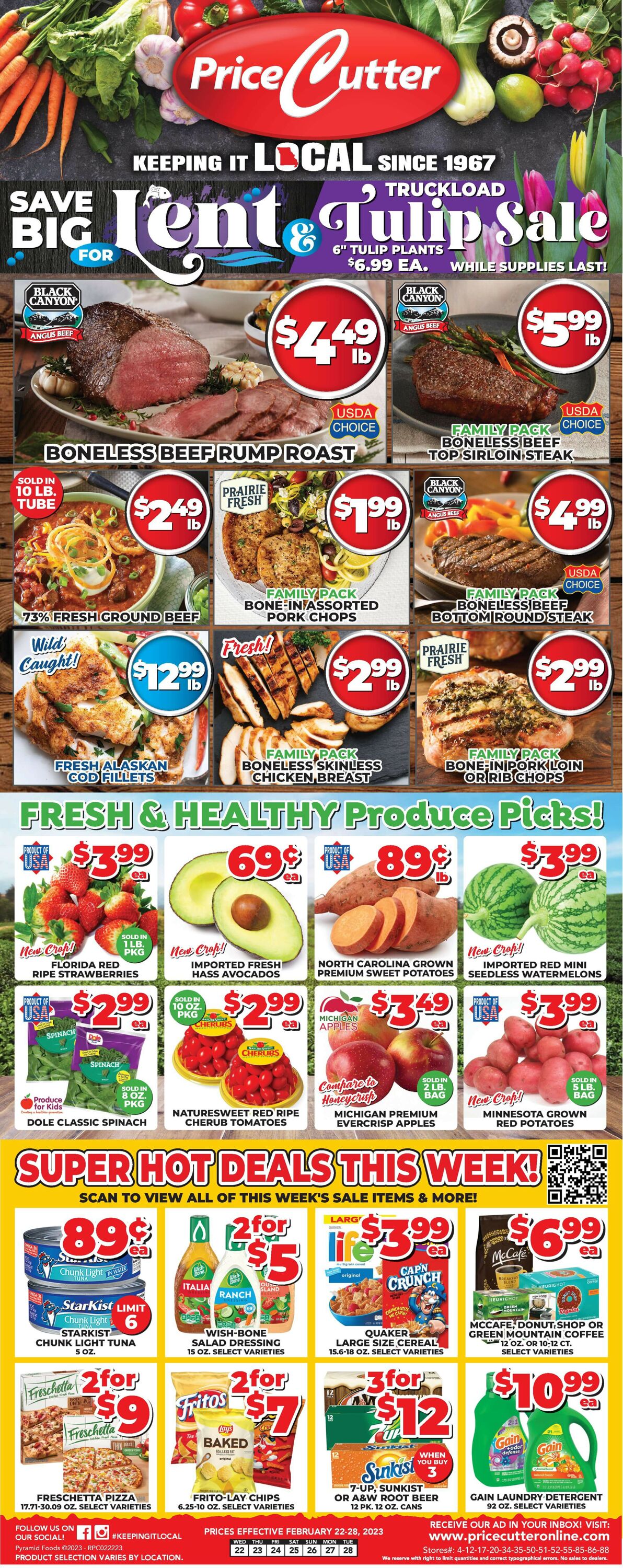 Price Cutter Weekly Ad Circular - valid 02/22-02/28/2023