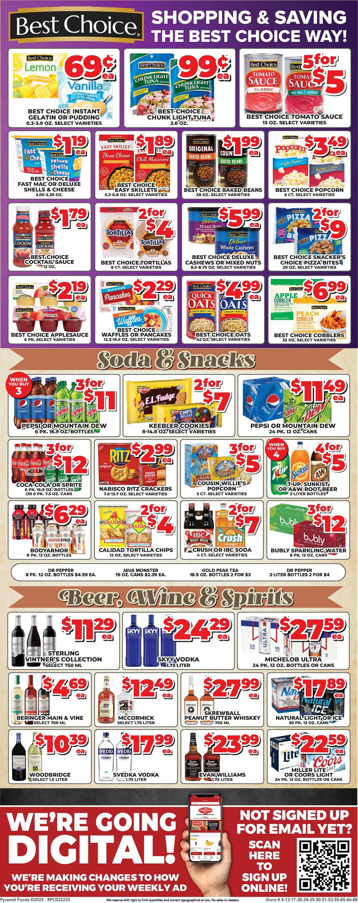 Price Cutter Weekly Ad Circular - valid 02/22-02/28/2023 (Page 6)