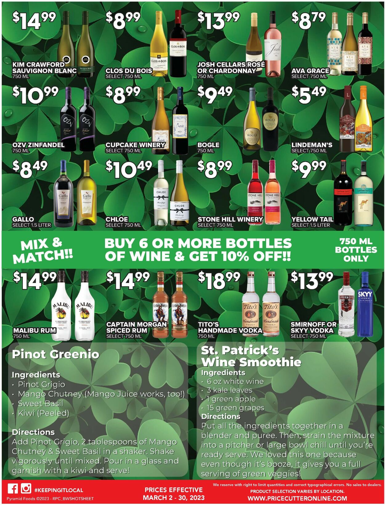 Price Cutter Weekly Ad Circular - valid 03/02-03/28/2023 (Page 2)