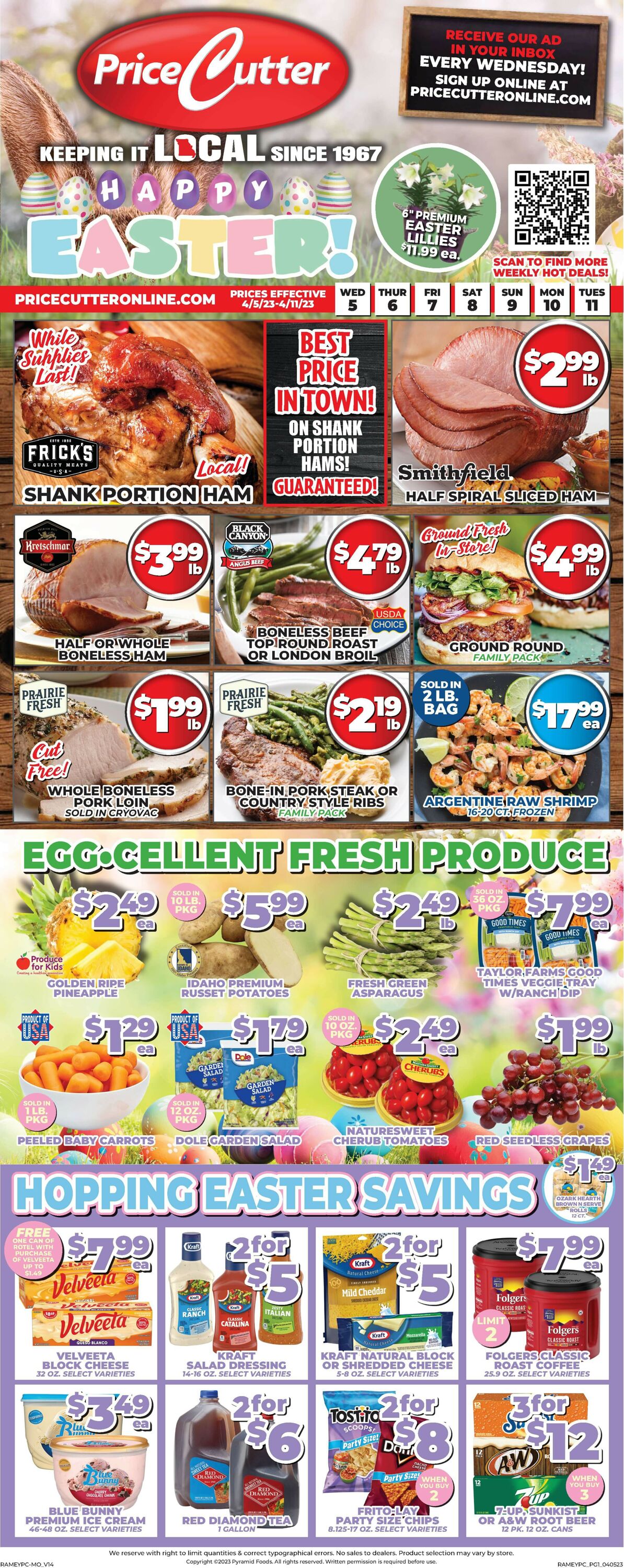 Price Cutter Weekly Ad Circular - valid 04/05-04/11/2023