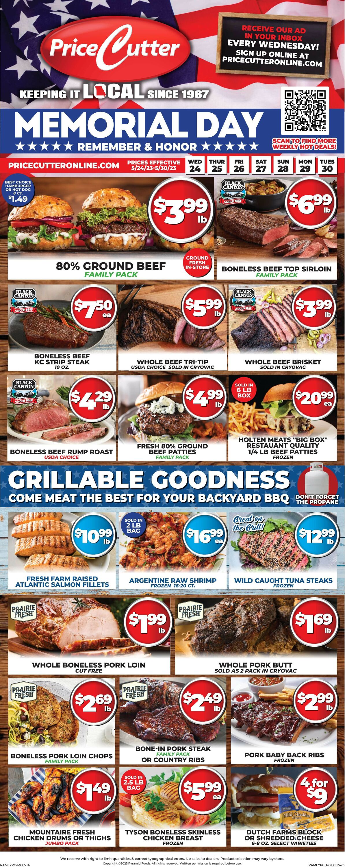Price Cutter Weekly Ad Circular - valid 05/24-05/30/2023