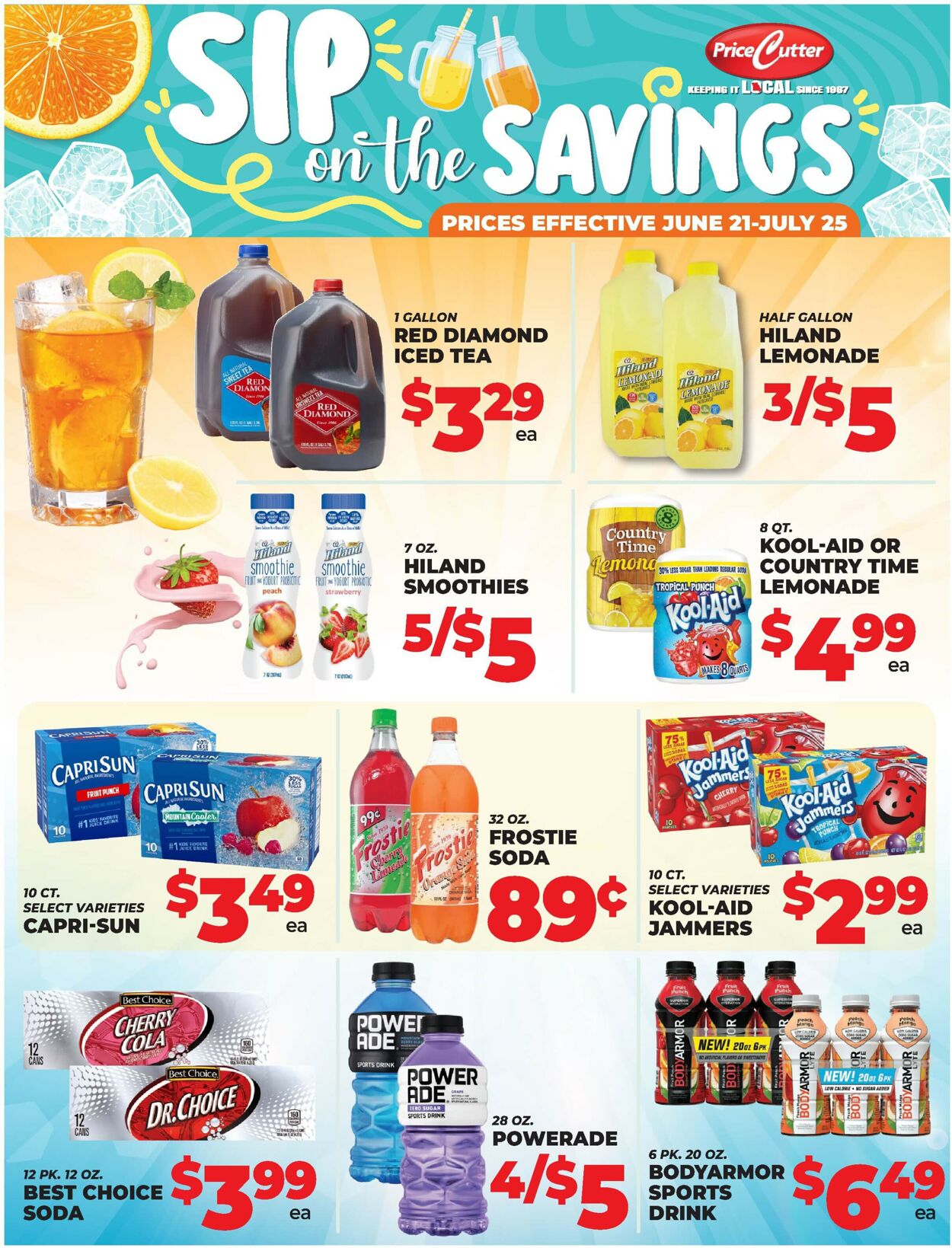 Price Cutter Weekly Ad Circular - valid 06/21-07/25/2023