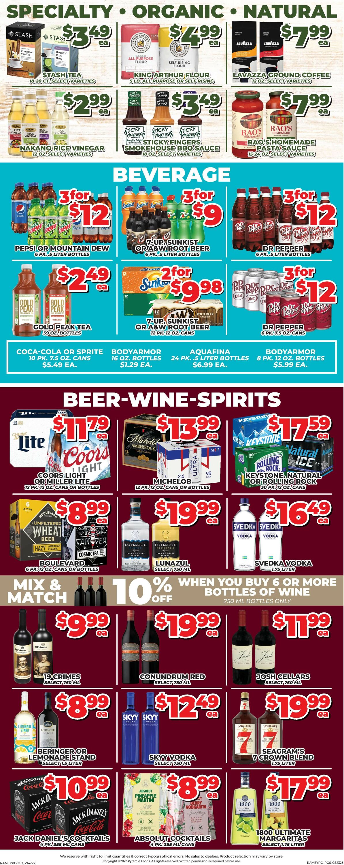 Price Cutter Weekly Ad Circular - valid 08/23-08/29/2023 (Page 6)