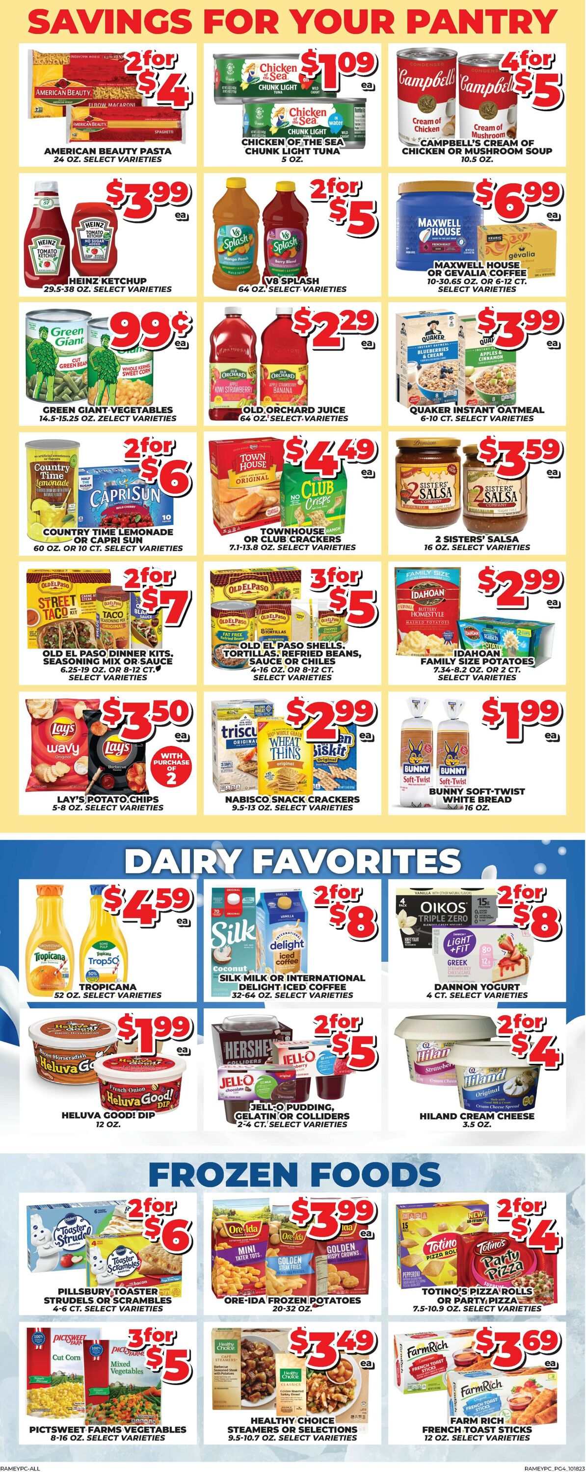 Price Cutter Weekly Ad Circular - valid 10/18-10/24/2023 (Page 4)