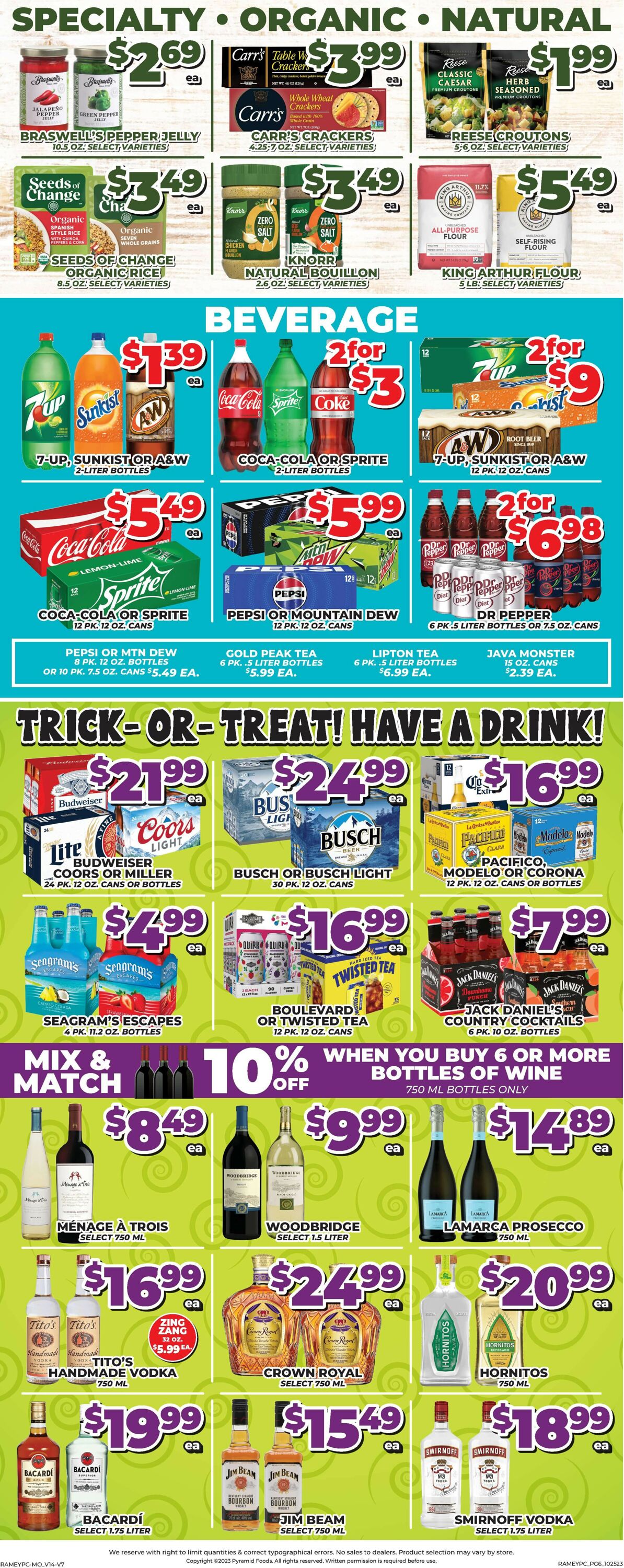 Price Cutter Weekly Ad Circular - valid 10/25-10/31/2023 (Page 6)