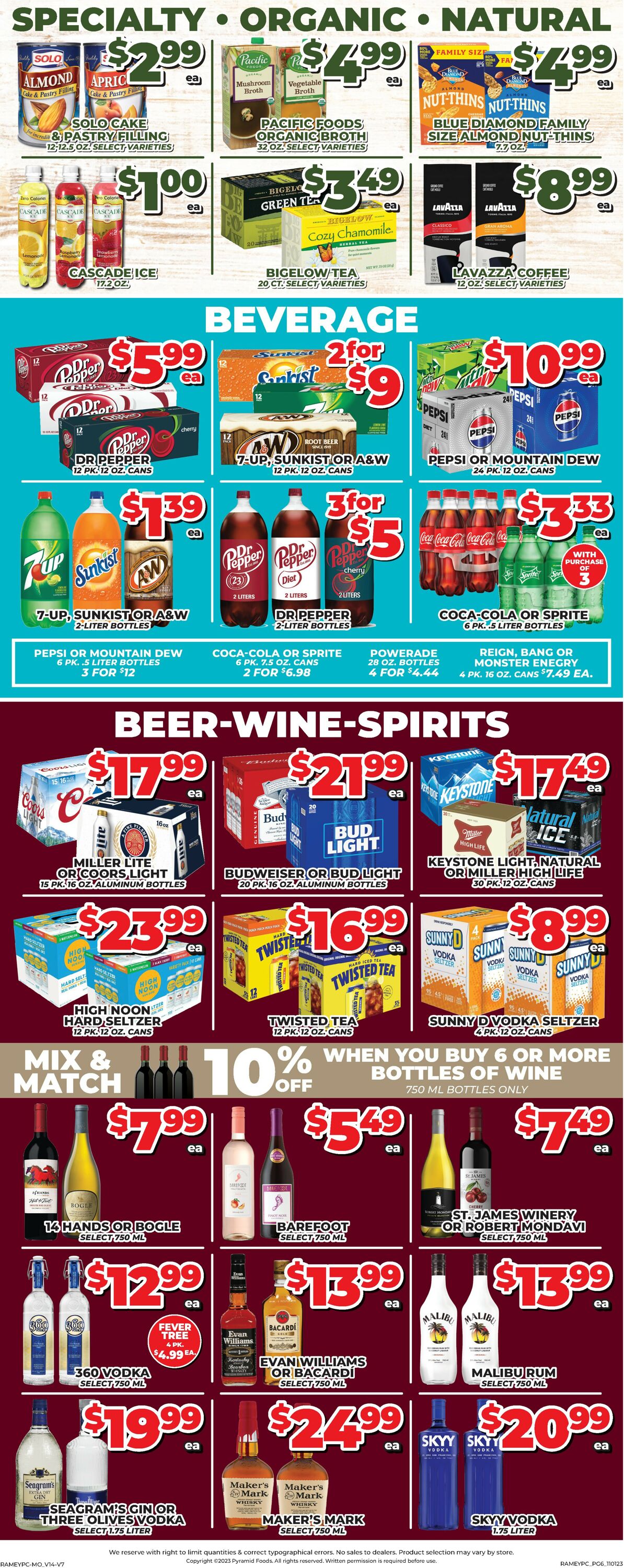 Price Cutter Weekly Ad Circular - valid 11/01-11/07/2023 (Page 6)