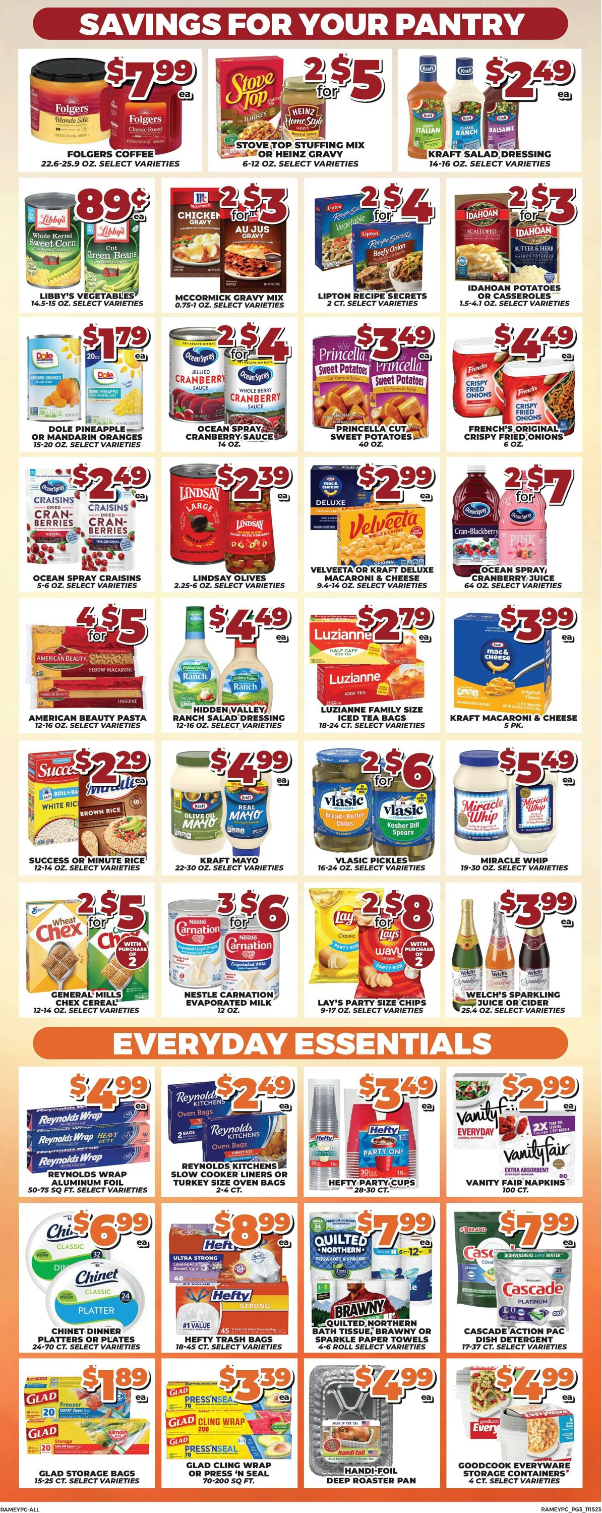 Price Cutter Weekly Ad Circular - valid 11/15-11/23/2023 (Page 3)