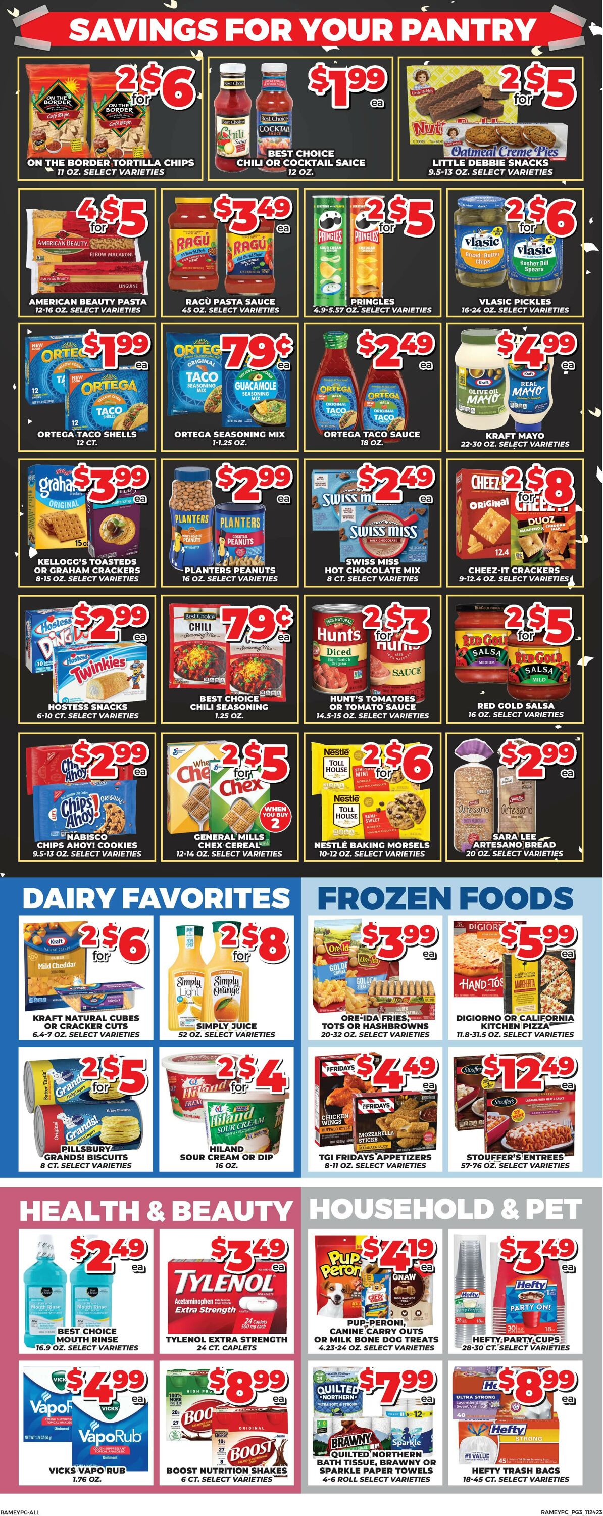 Price Cutter Weekly Ad Circular - valid 11/24-11/28/2023 (Page 3)