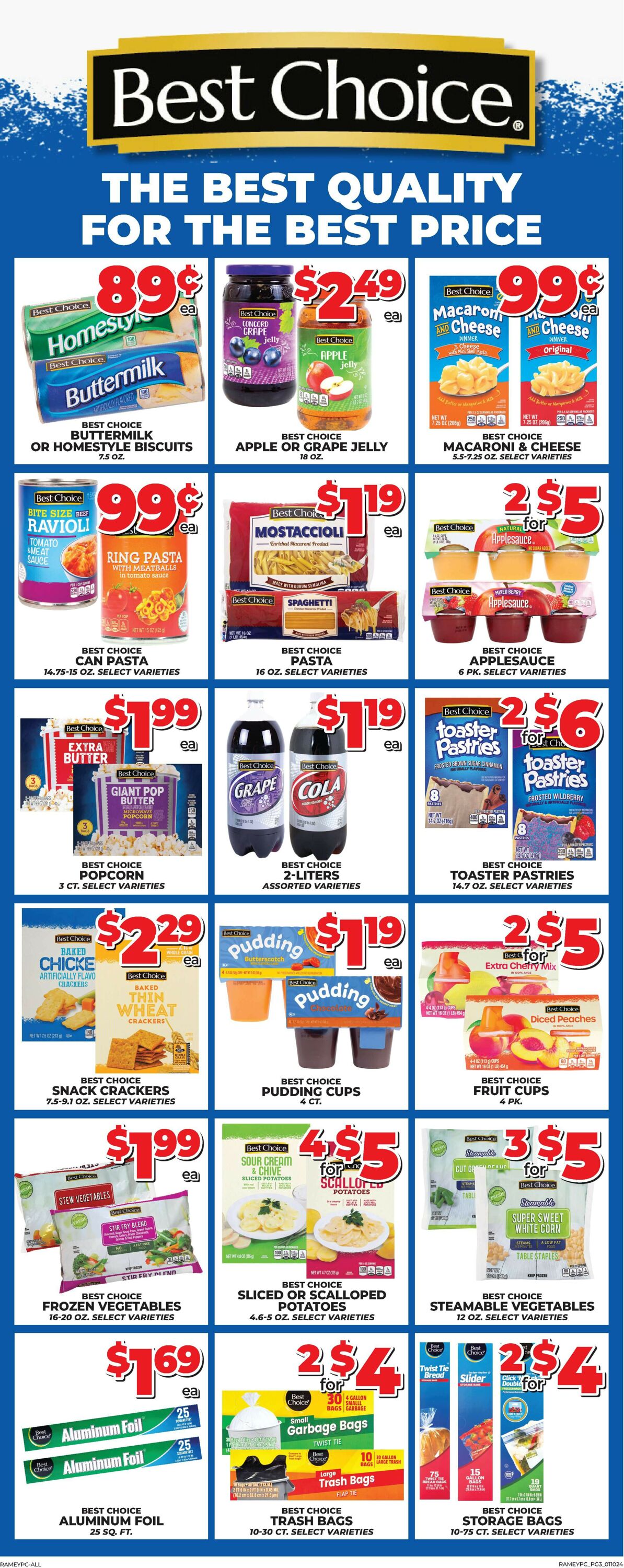 Price Cutter Weekly Ad Circular - valid 01/10-01/16/2024 (Page 3)