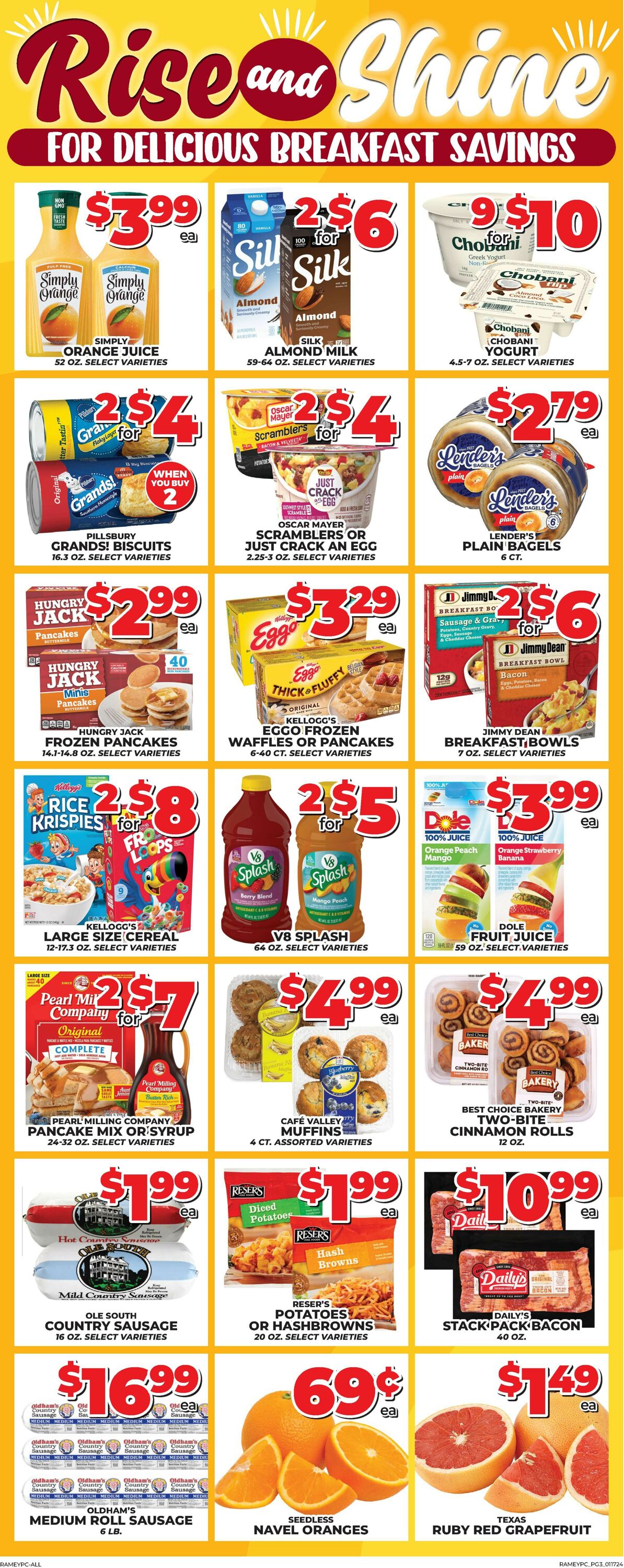 Price Cutter Weekly Ad Circular - valid 01/17-01/23/2024 (Page 3)