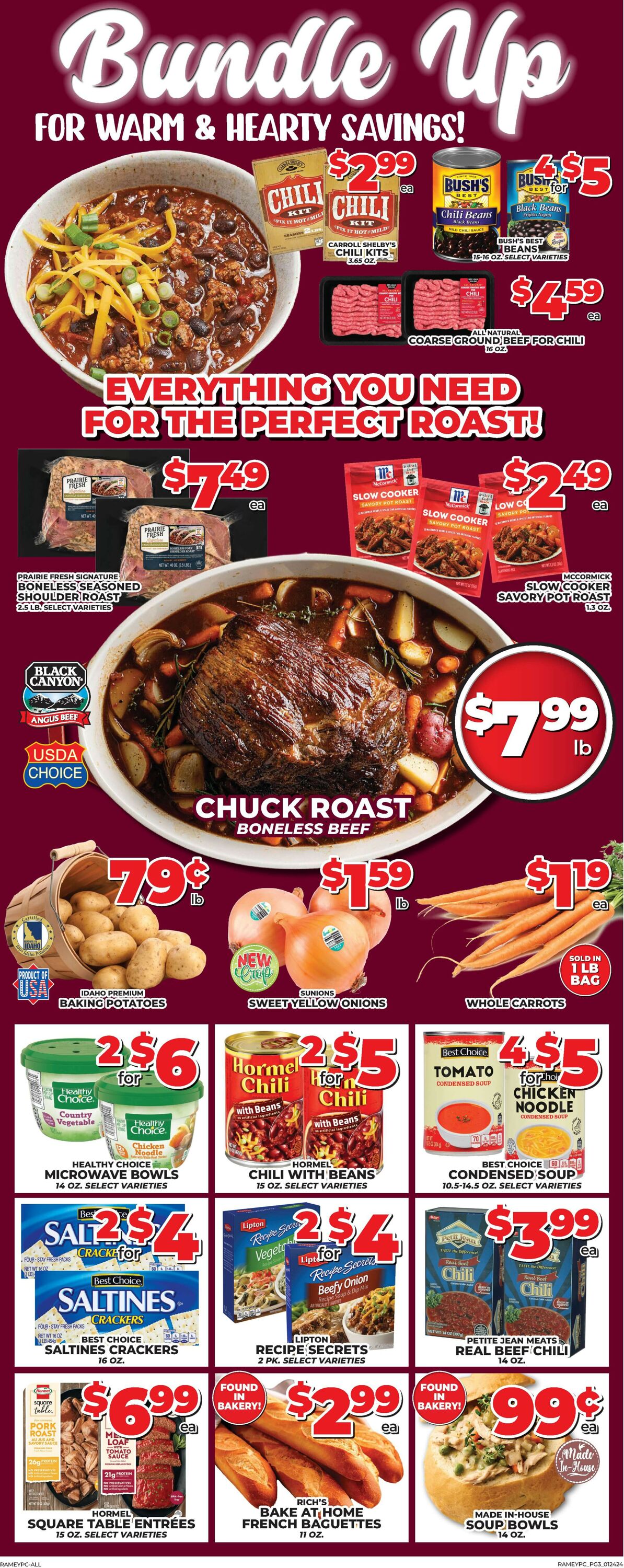 Price Cutter Weekly Ad Circular - valid 01/24-01/30/2024 (Page 3)