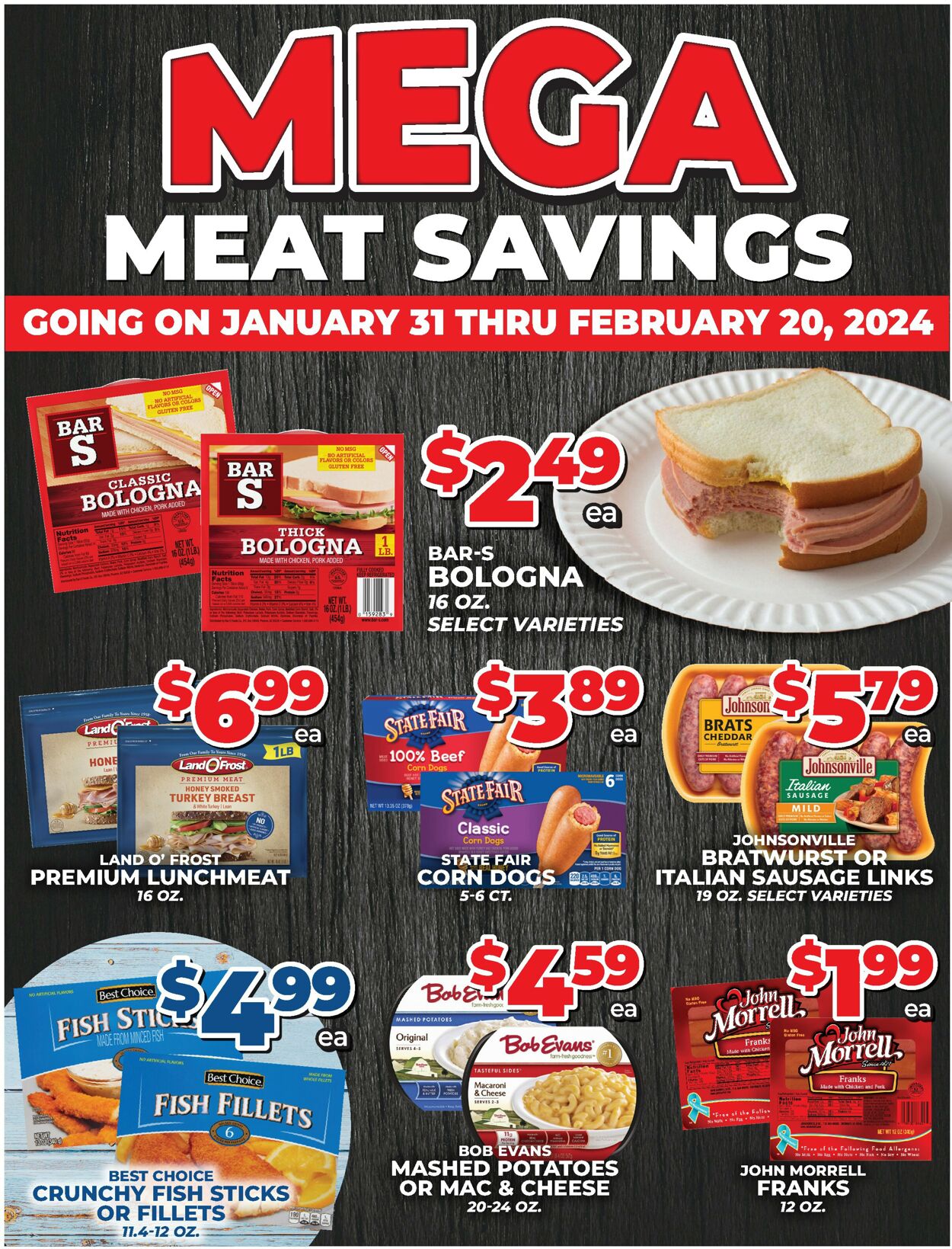 Price Cutter Weekly Ad Circular - valid 01/31-02/20/2024