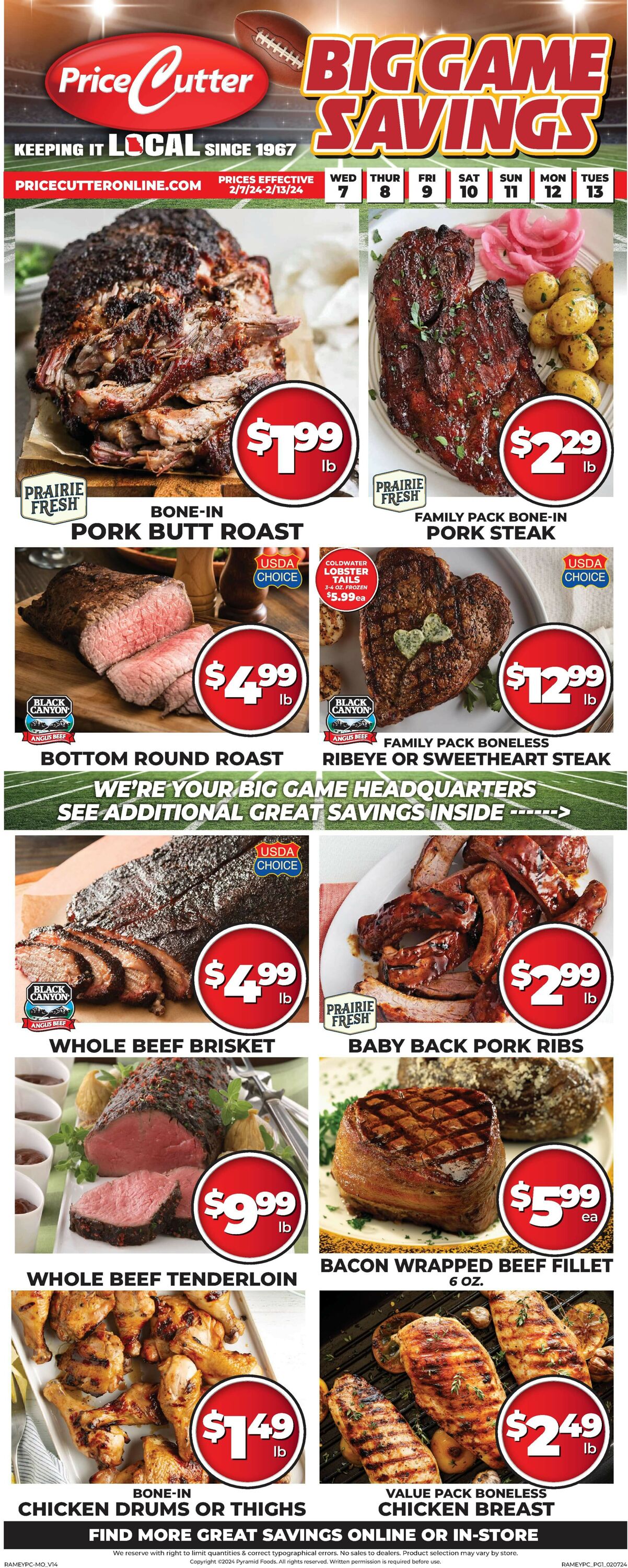 Price Cutter Weekly Ad Circular - valid 02/07-02/13/2024 (Page 3)