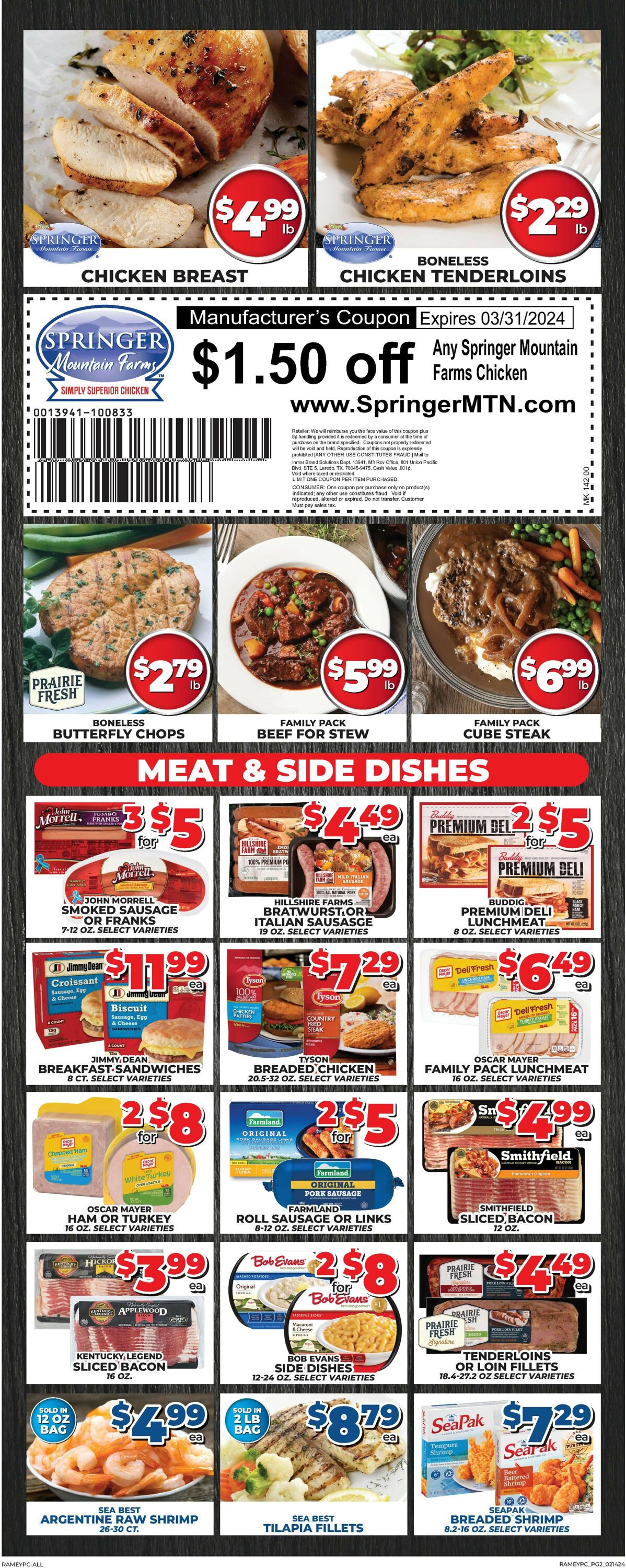 Price Cutter Weekly Ad Circular - valid 02/14-02/20/2024 (Page 2)