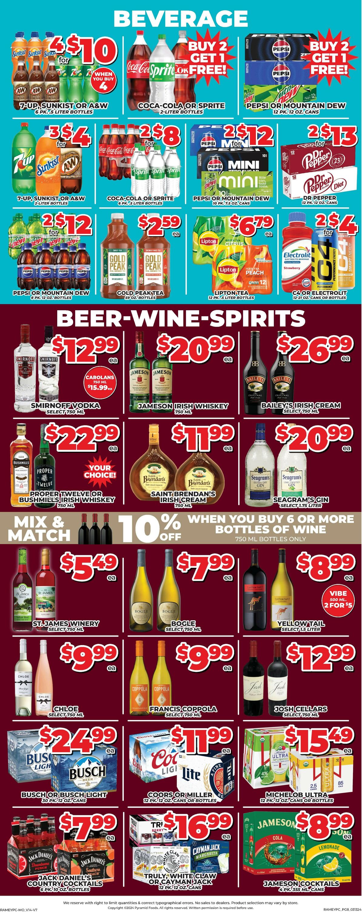 Price Cutter Weekly Ad Circular - valid 03/13-03/19/2024 (Page 8)
