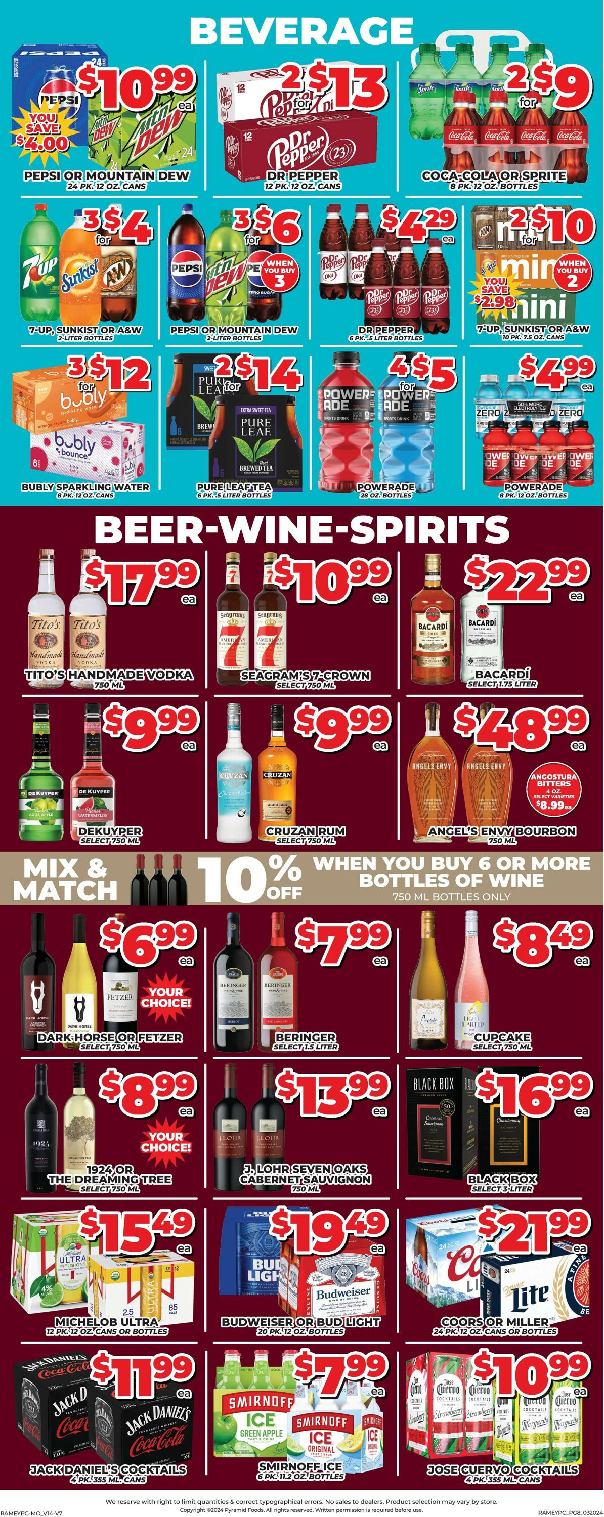 Price Cutter Weekly Ad Circular - valid 03/20-03/26/2024 (Page 8)
